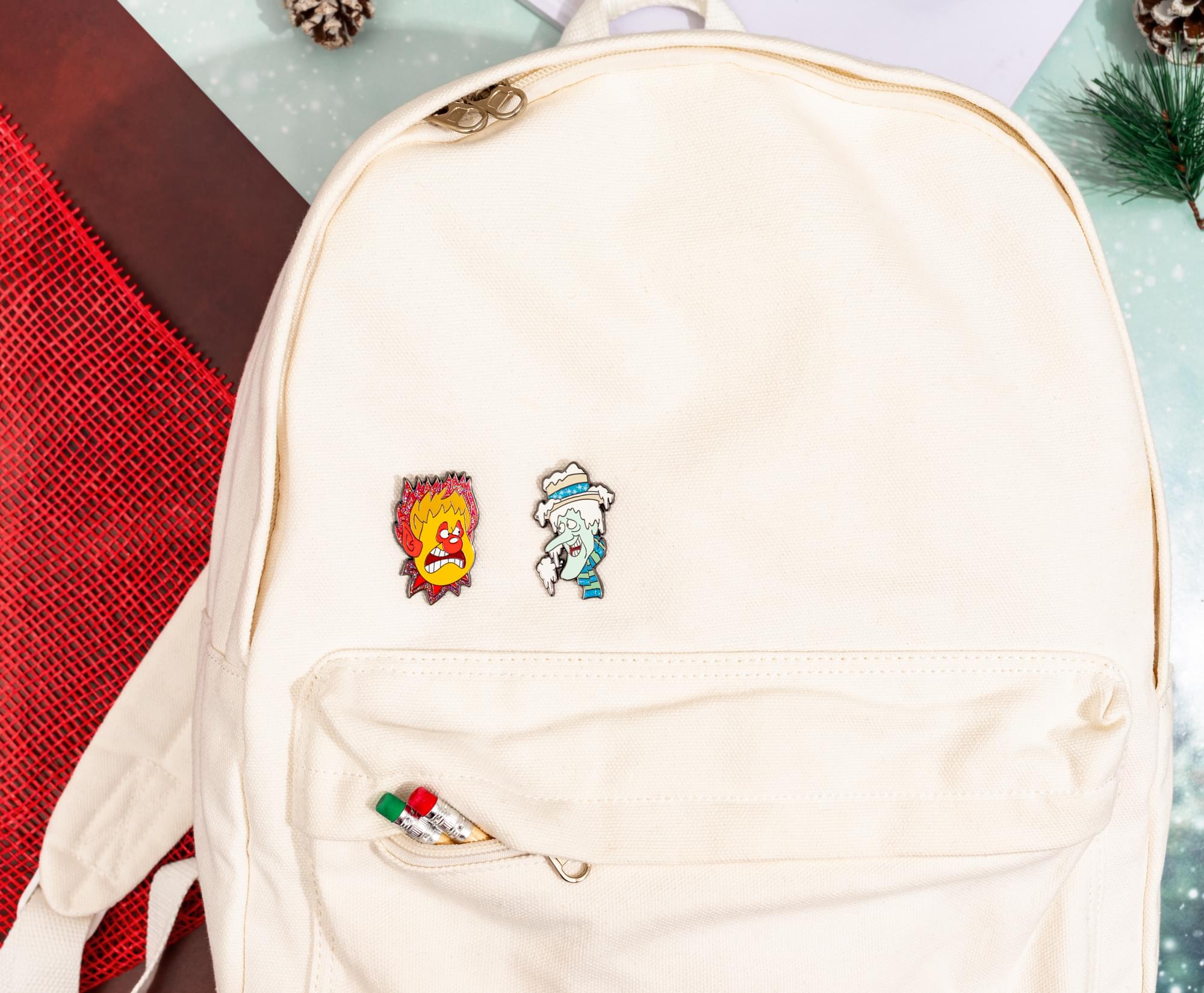 The Year Without A Santa Claus Heat Miser and Snow Miser Enamel Pins | Set Of 2