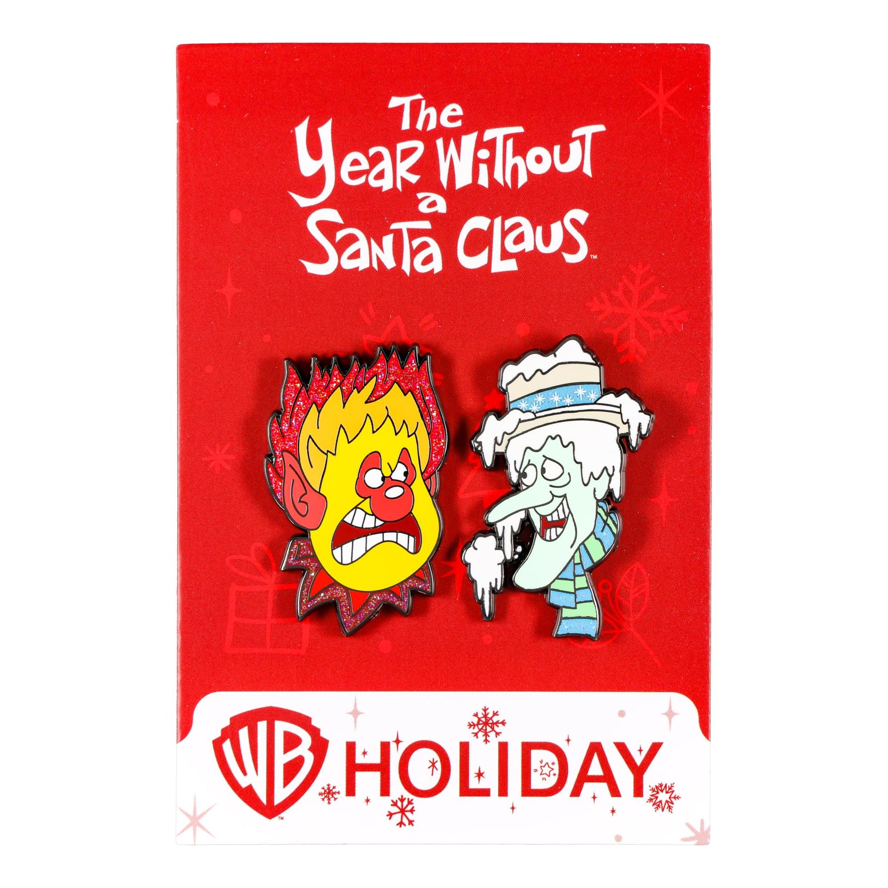 The Year Without A Santa Claus Heat Miser and Snow Miser Enamel Pins | Set Of 2