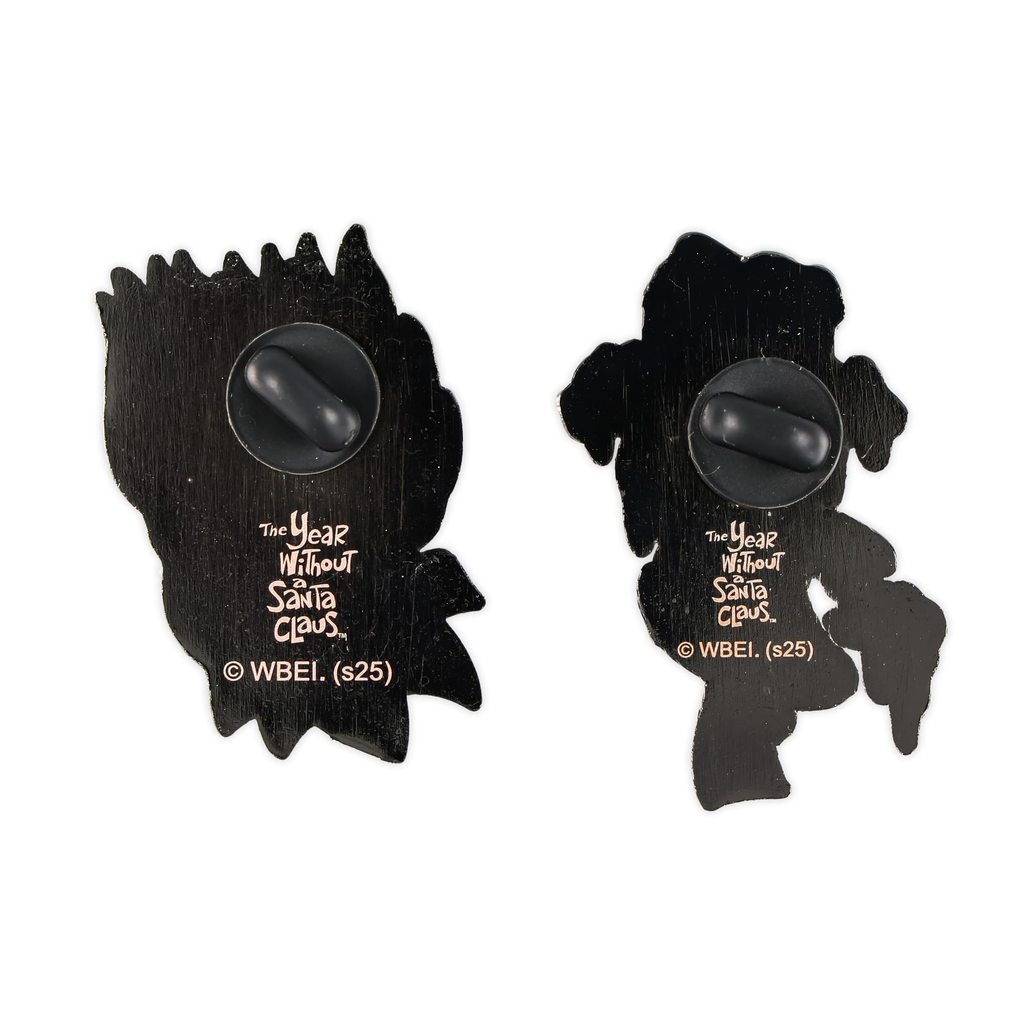 The Year Without A Santa Claus Heat Miser and Snow Miser Enamel Pins | Set Of 2