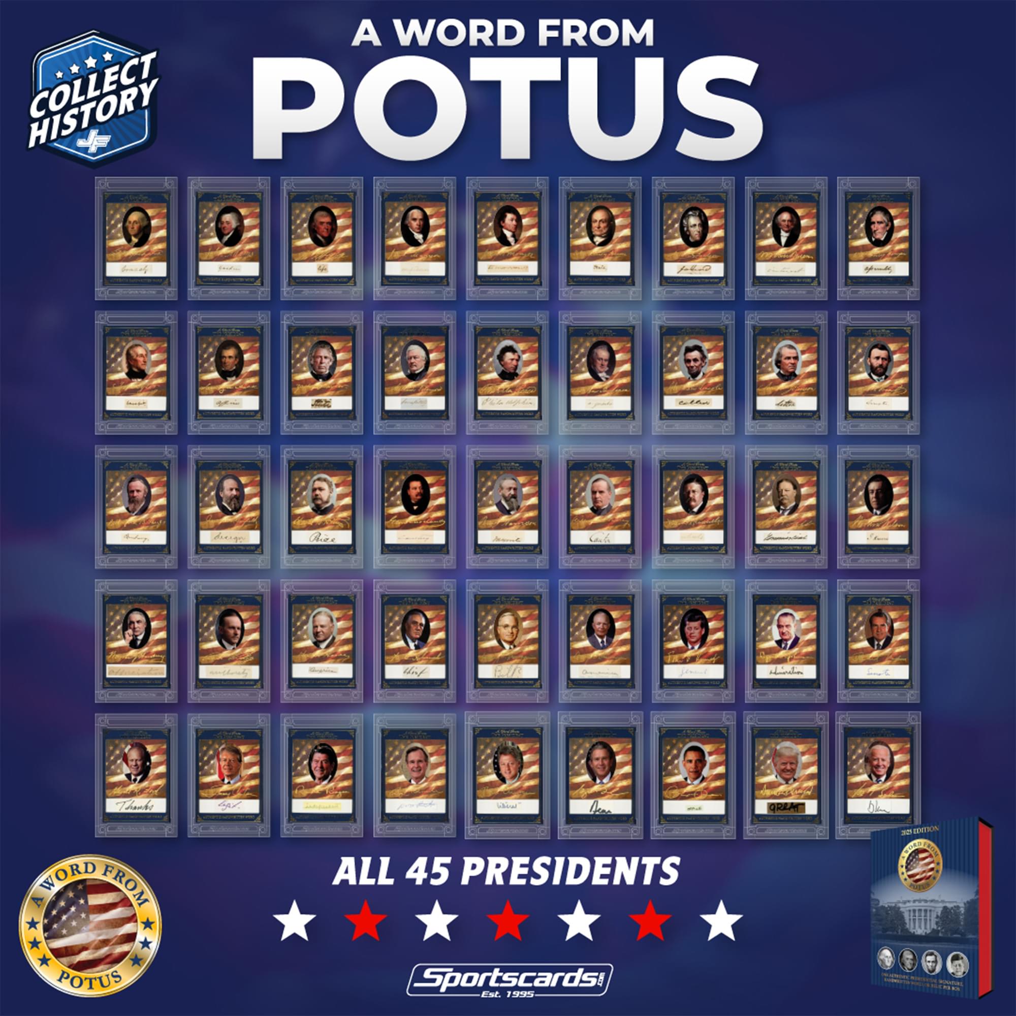 A Word From POTUS Trading Card Sealed Box