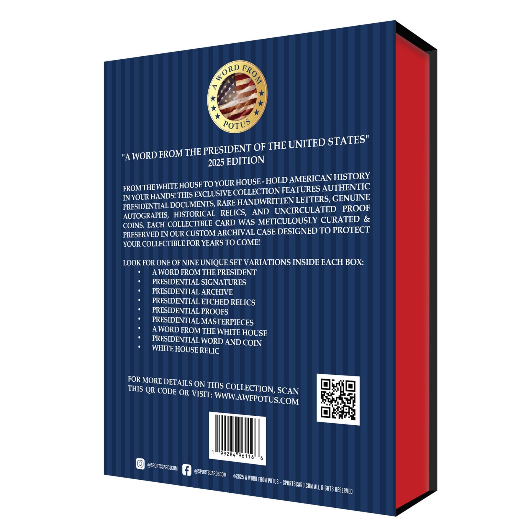 A Word From POTUS Trading Card Sealed Box