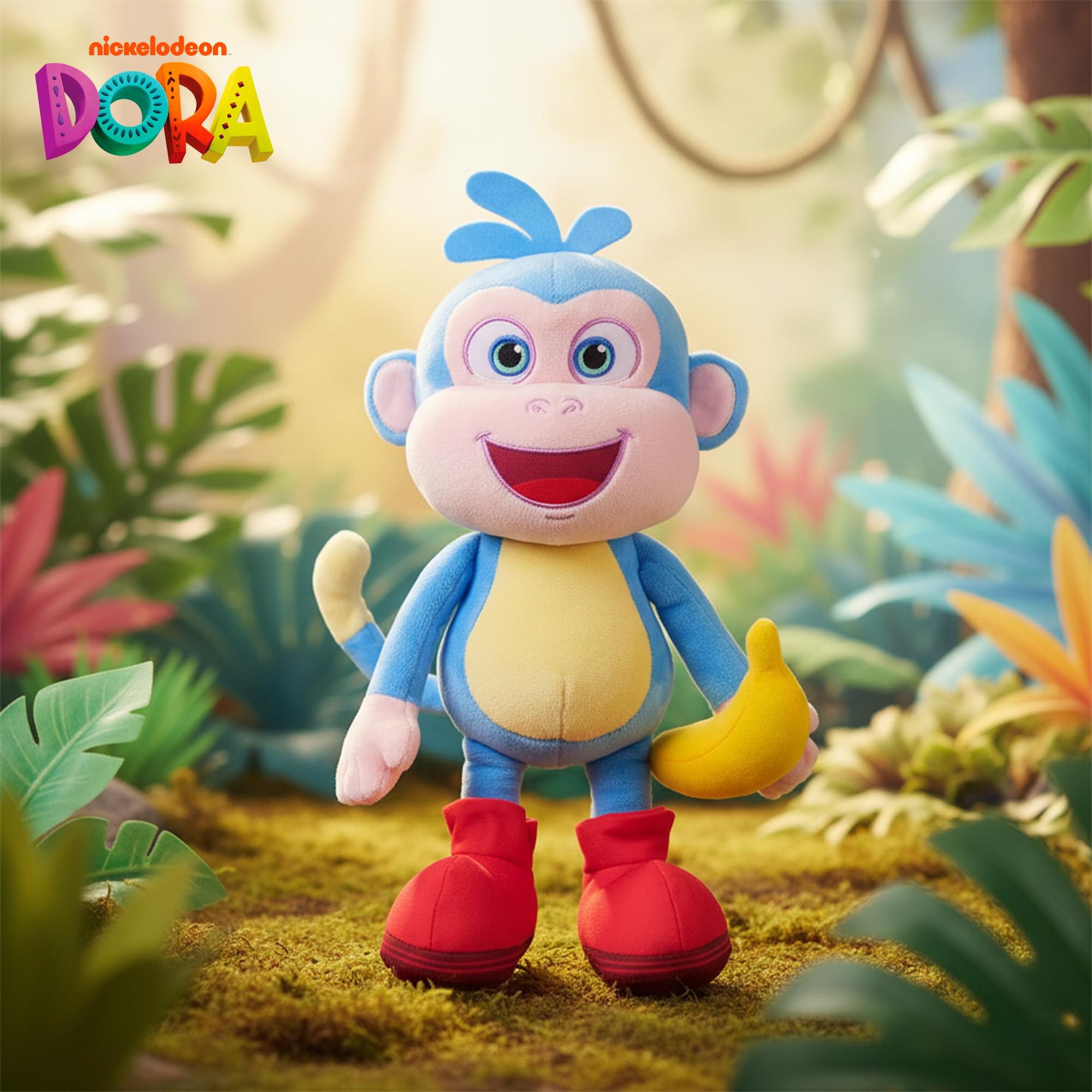 Nickelodeon Dora Bananas For Boots Interactive Plush Toy