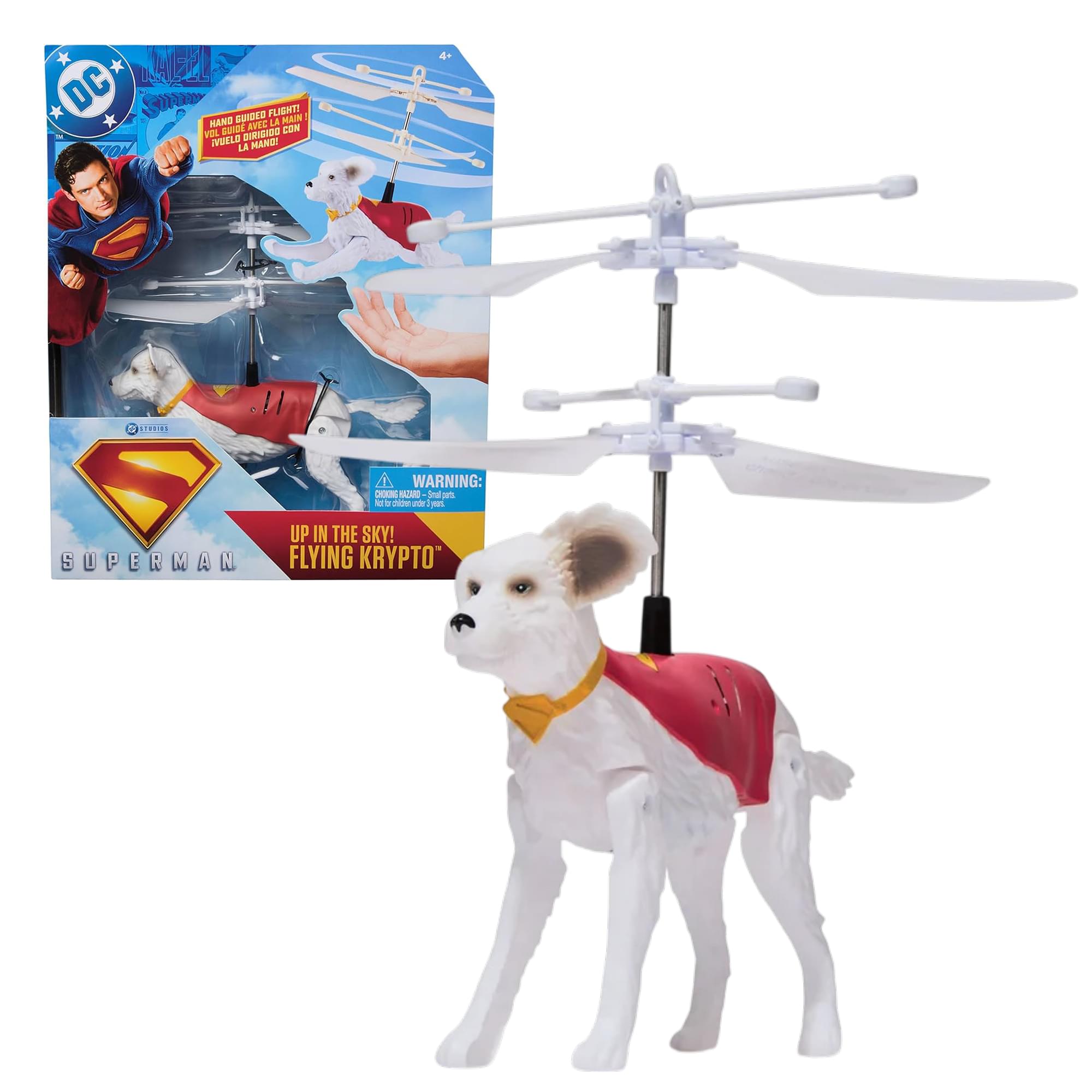 DC Comics Superman Flying Krypto Remote Control Hovering Superdog | 7.5 Inches