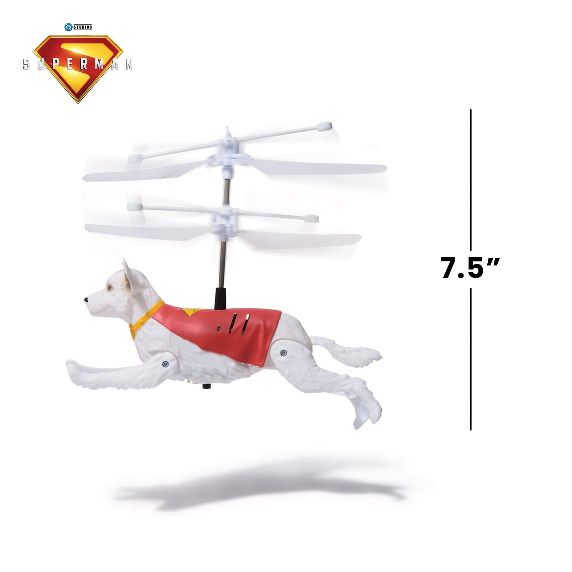 DC Comics Superman Flying Krypto Remote Control Hovering Superdog | 7.5 Inches