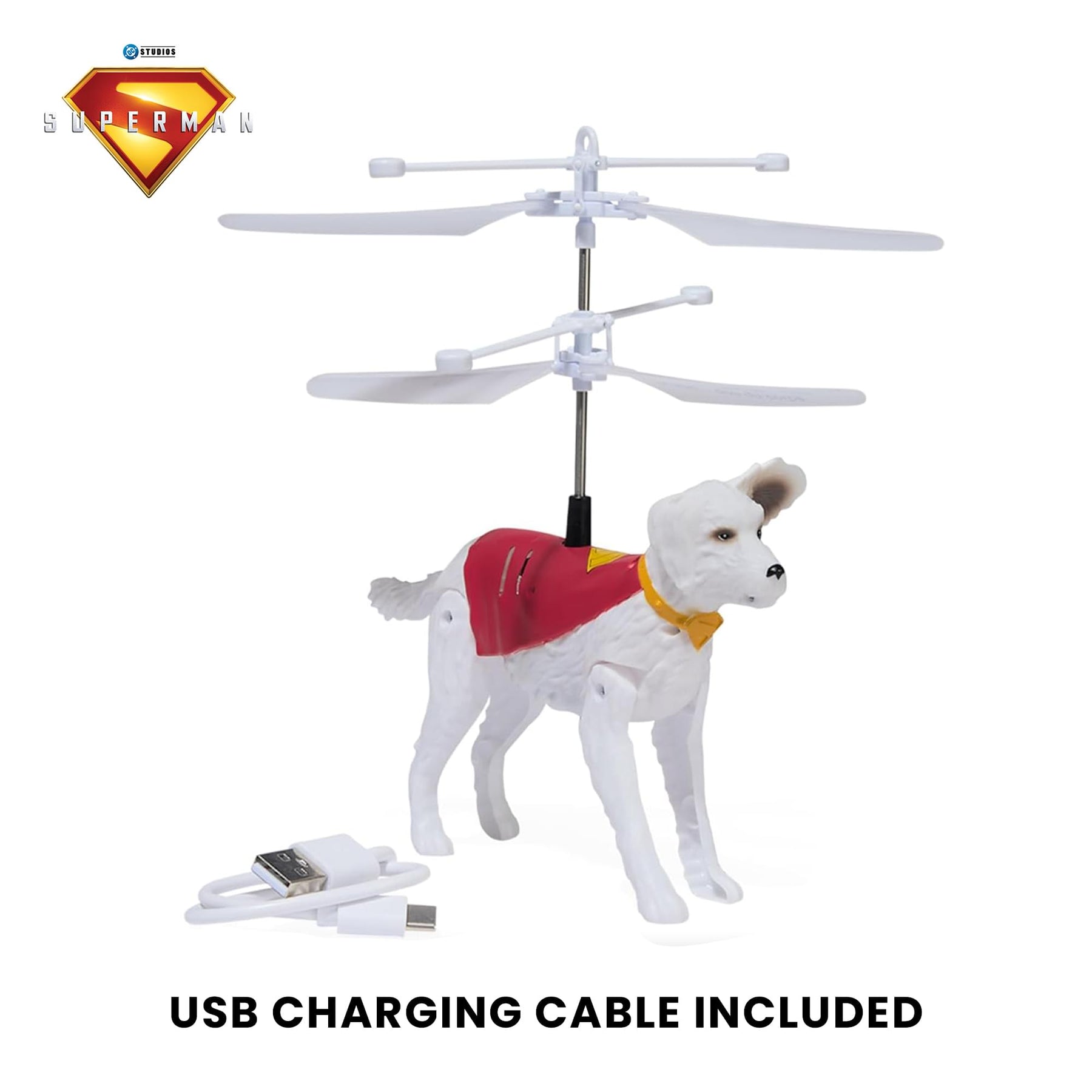 DC Comics Superman Flying Krypto Remote Control Hovering Superdog | 7.5 Inches