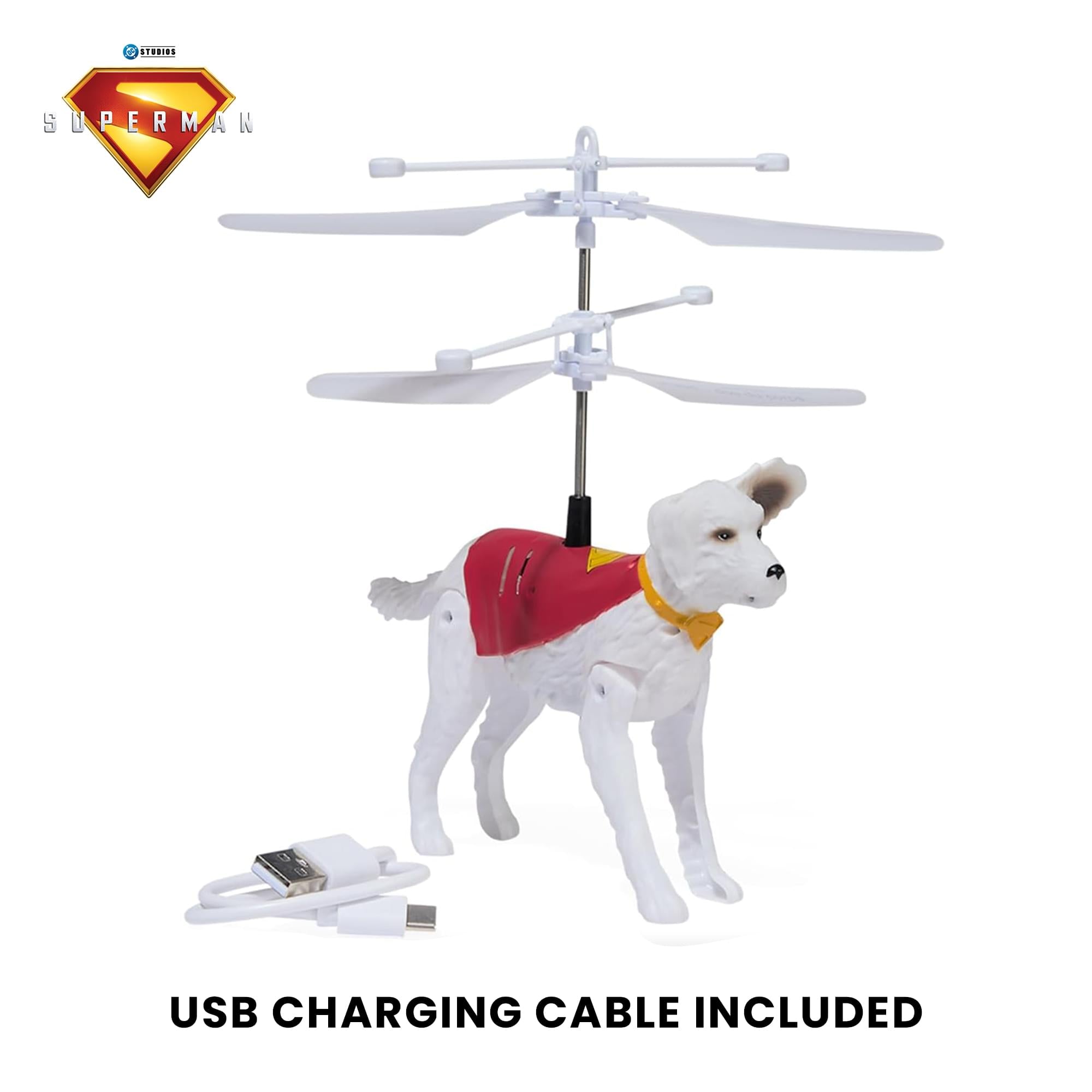 DC Comics Superman Flying Krypto Remote Control Hovering Superdog | 7.5 Inches