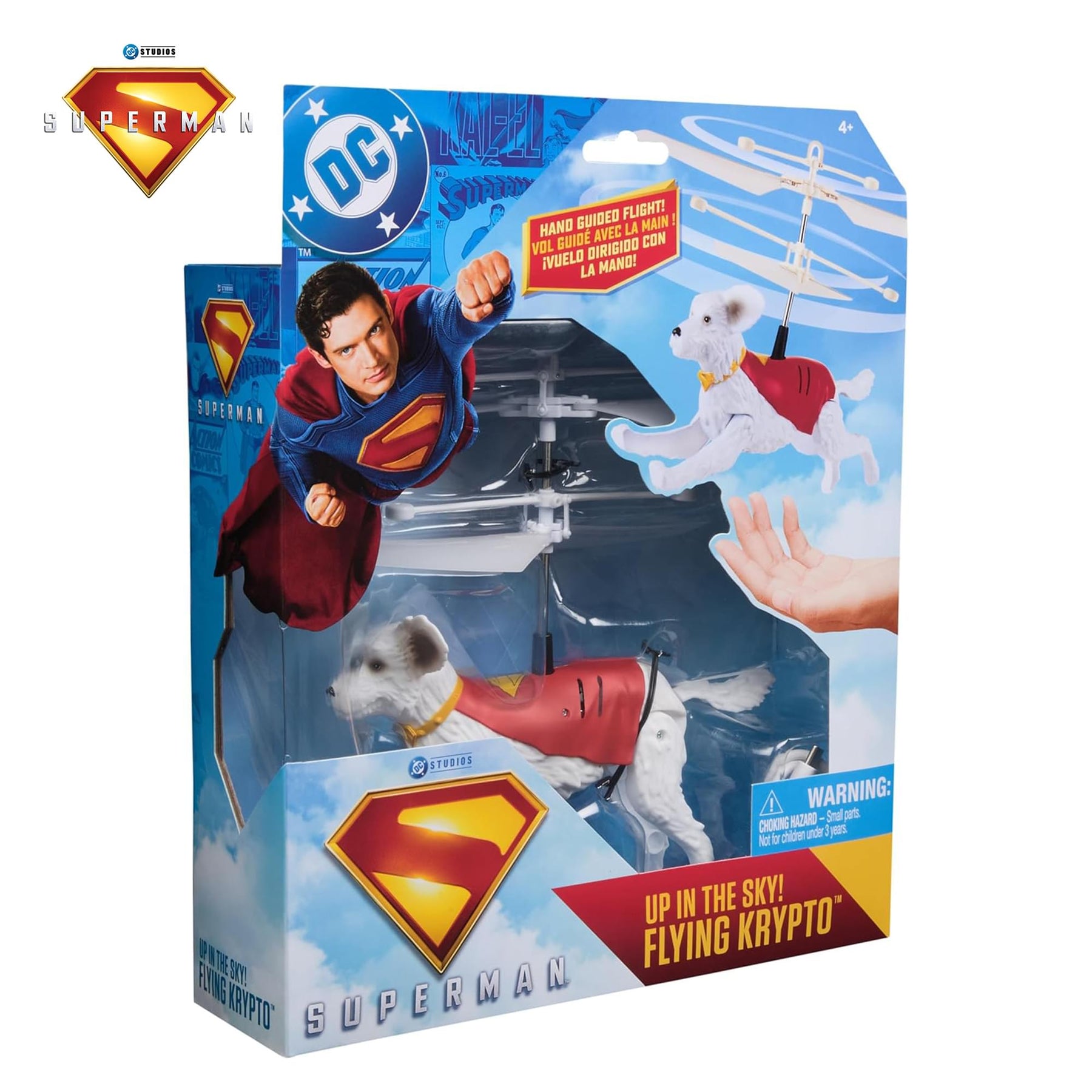 DC Comics Superman Flying Krypto Remote Control Hovering Superdog | 7.5 Inches