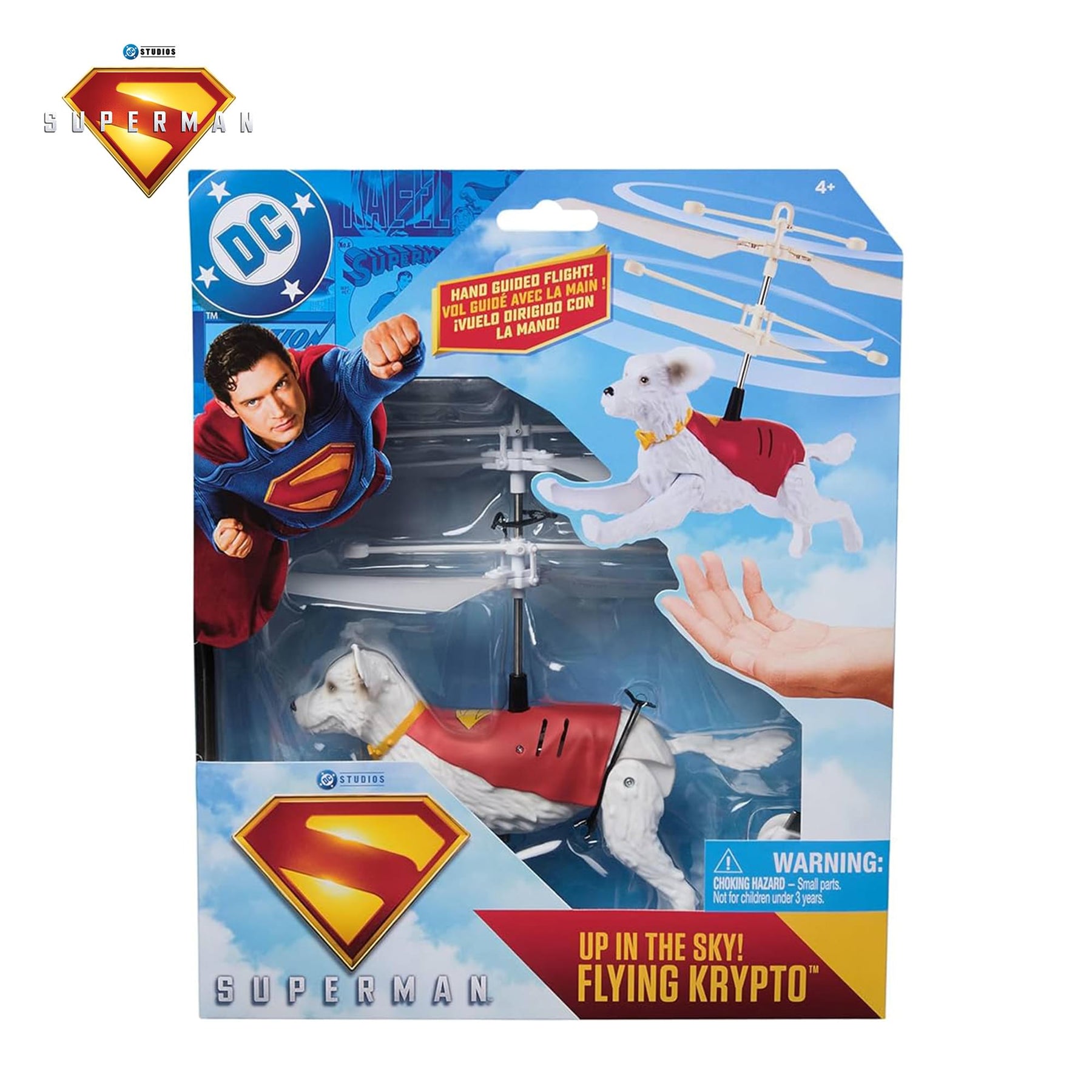 DC Comics Superman Flying Krypto Remote Control Hovering Superdog | 7.5 Inches
