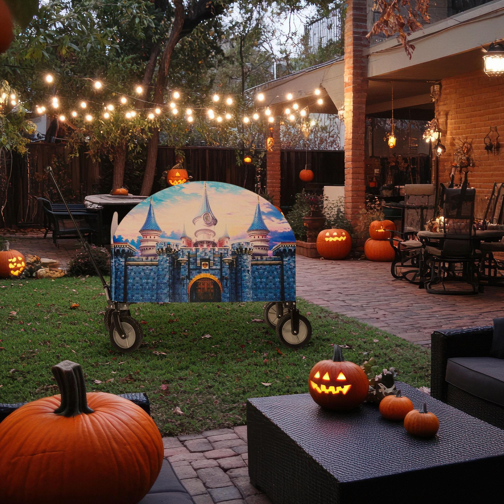 Fantasy Castle Wagon Cover Halloween Accessory