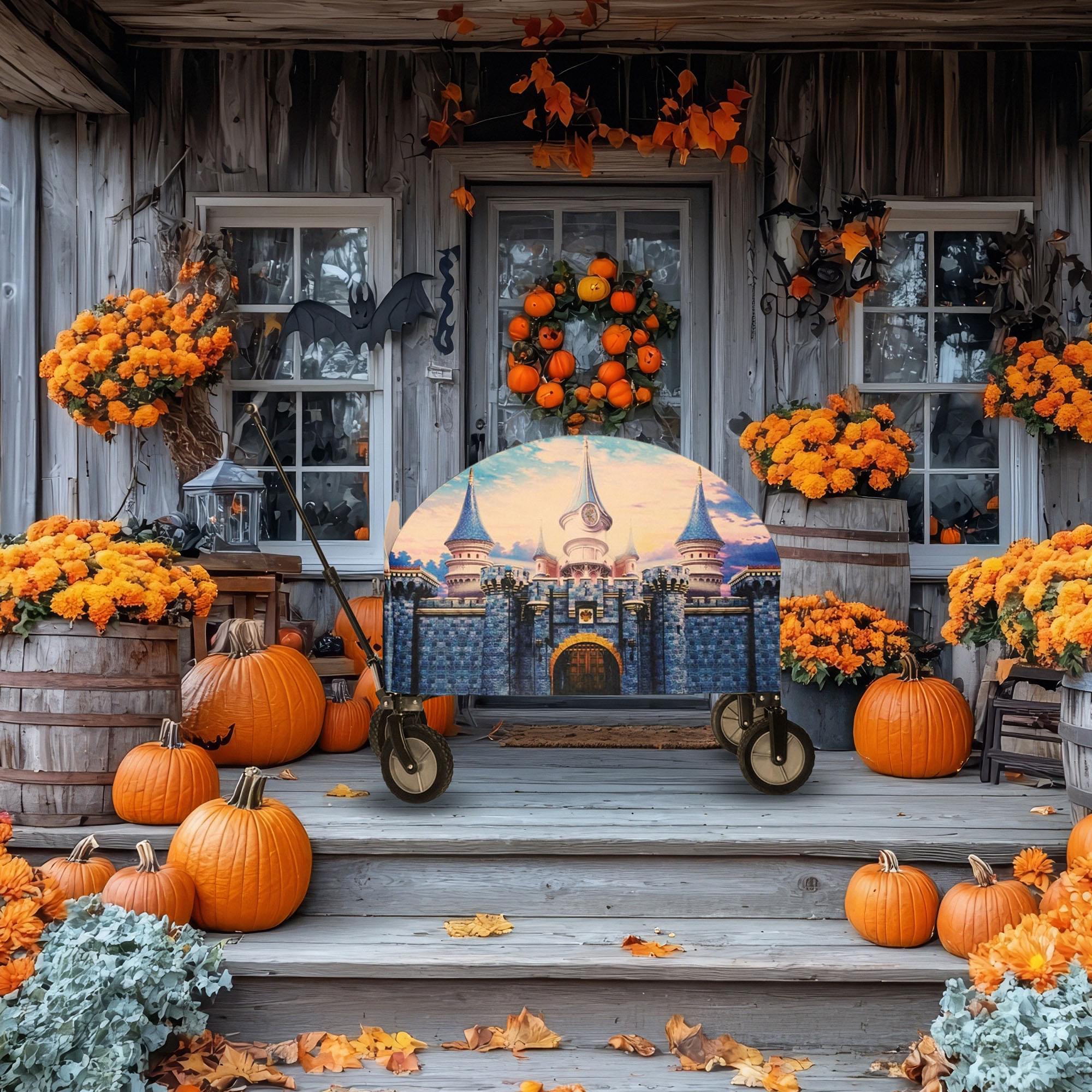 Fantasy Castle Wagon Cover Halloween Accessory