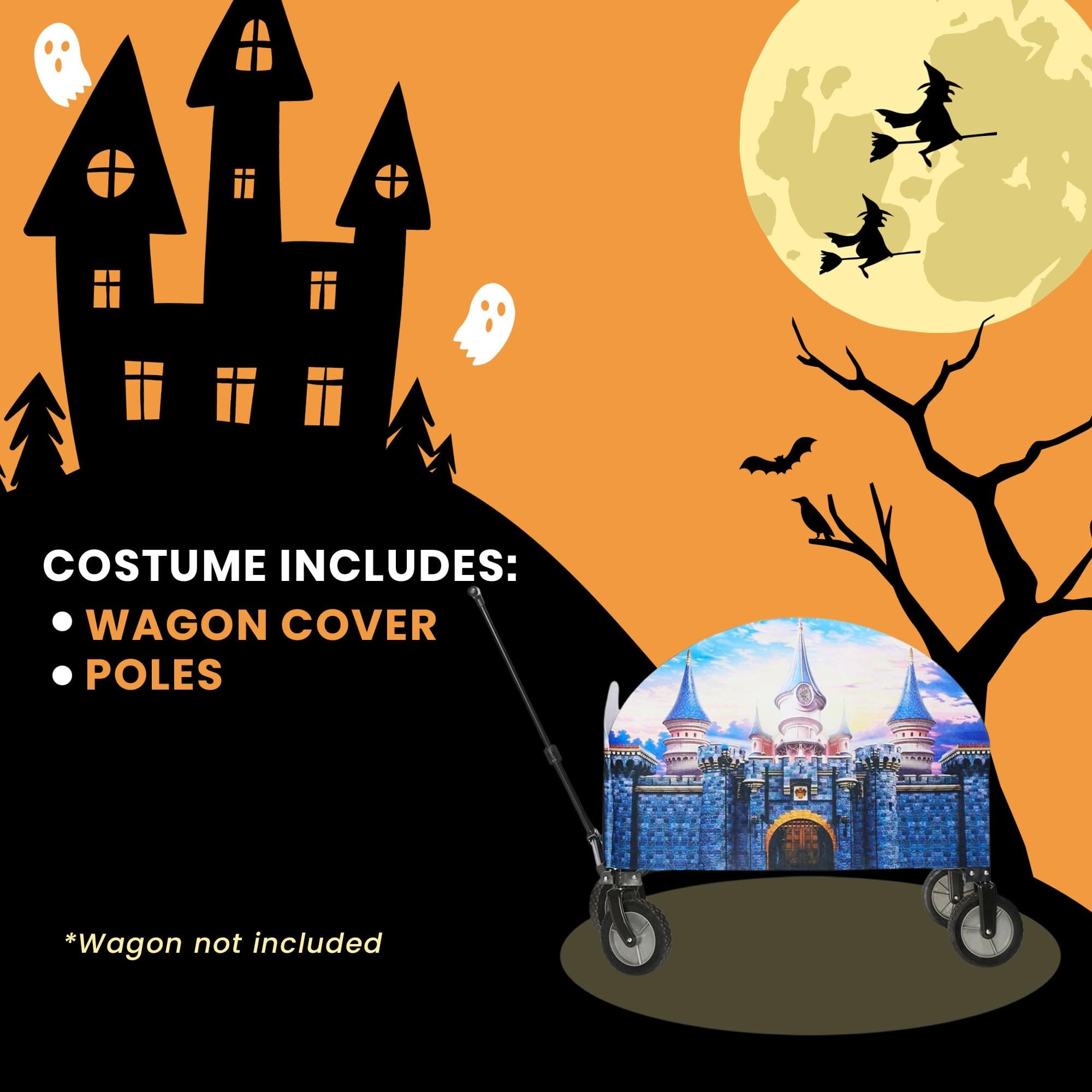 Fantasy Castle Wagon Cover Halloween Accessory