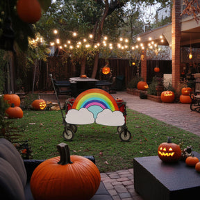 Magical Rainbow Wagon Cover Halloween Accessory