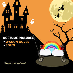 Magical Rainbow Wagon Cover Halloween Accessory
