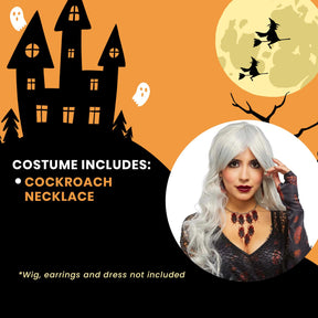 Cockroach Adult Costume Necklace