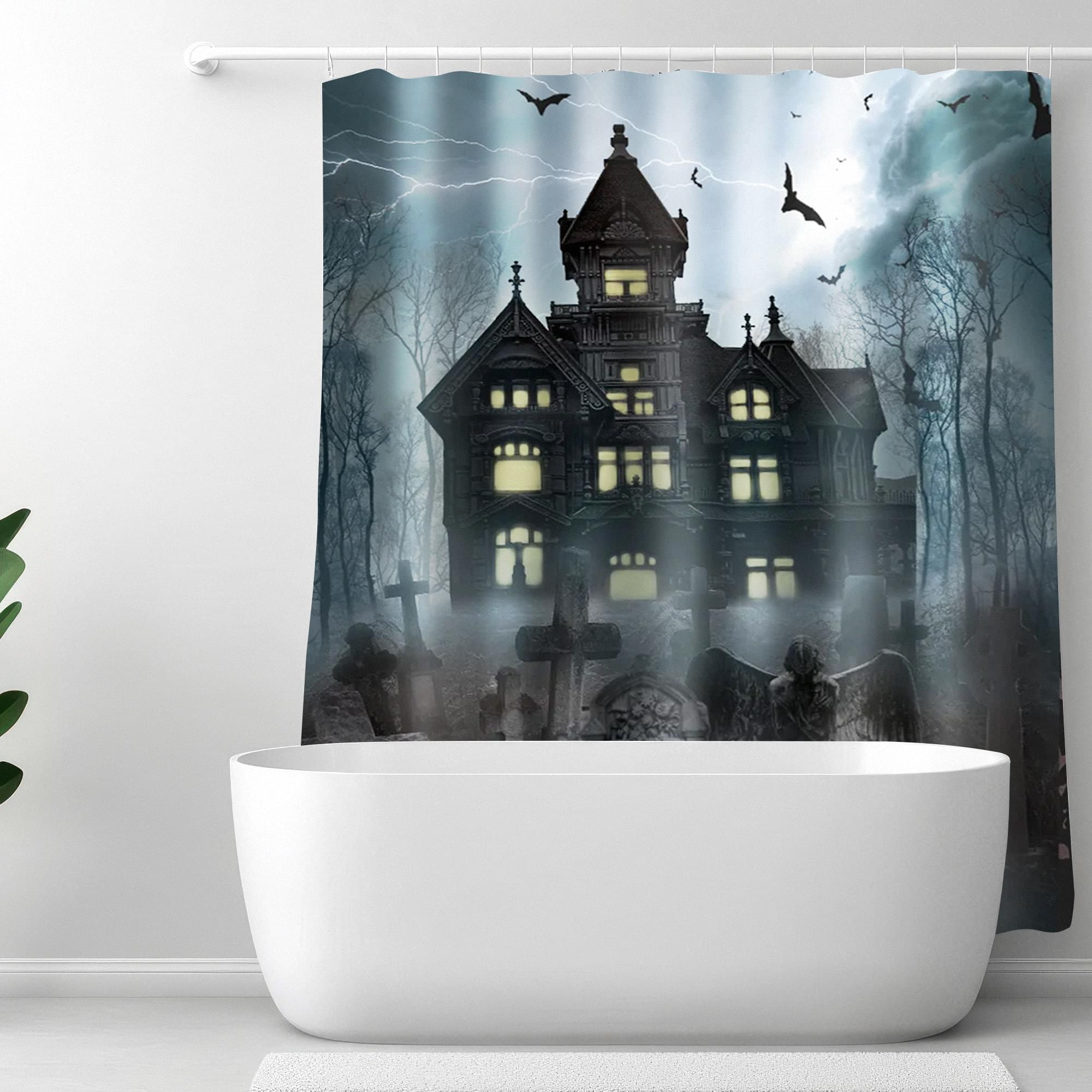 Halloween 4-Piece Bathroom Set | Haunted House