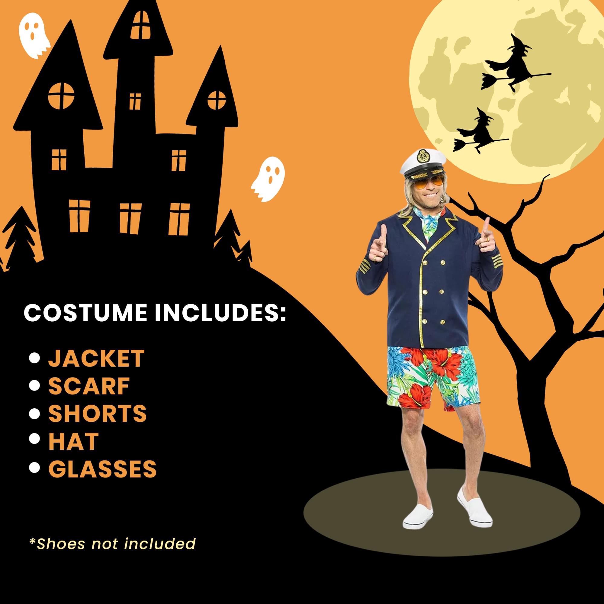 Captain Yachty Adult Costume