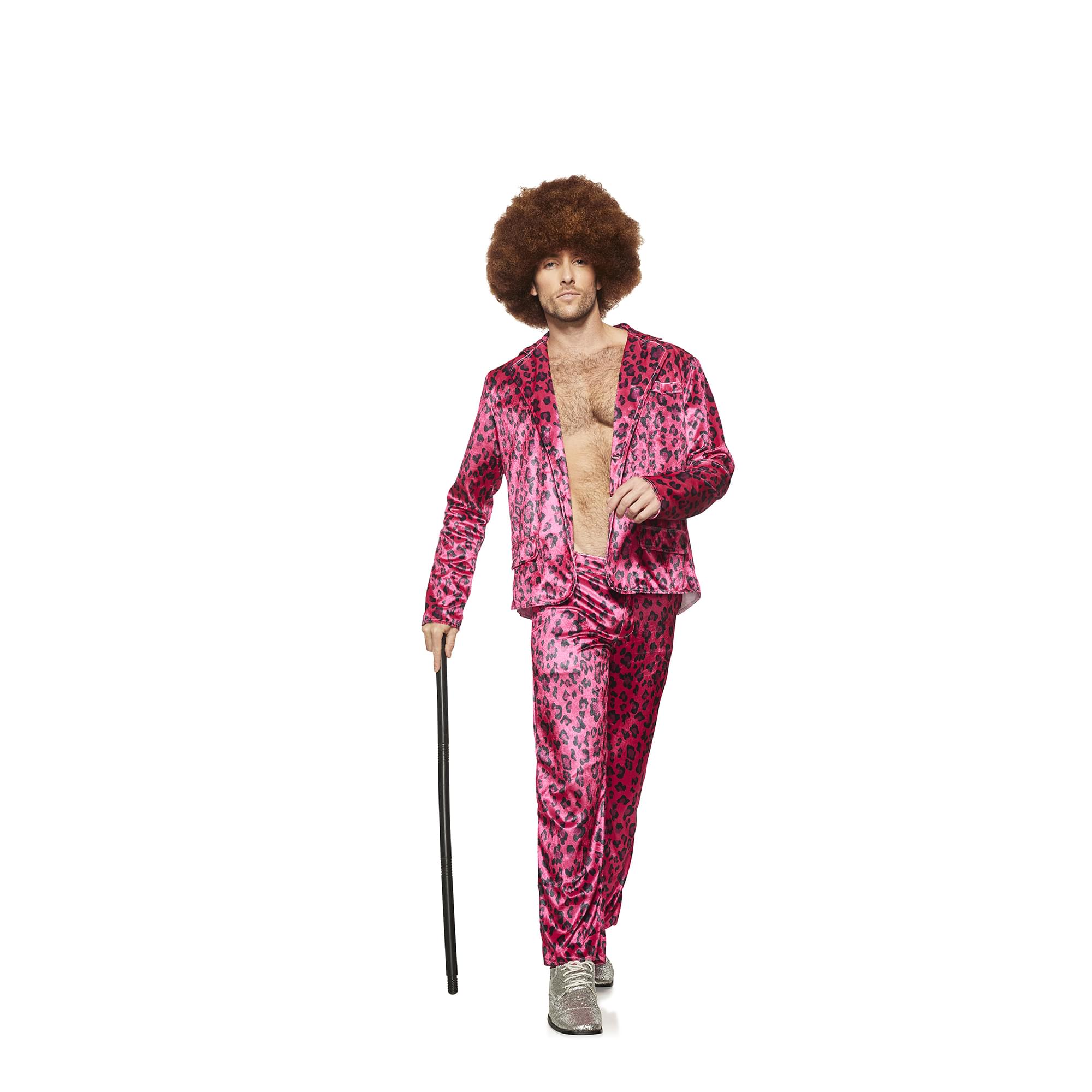 Pink Leopard Rock Star Adult Costume