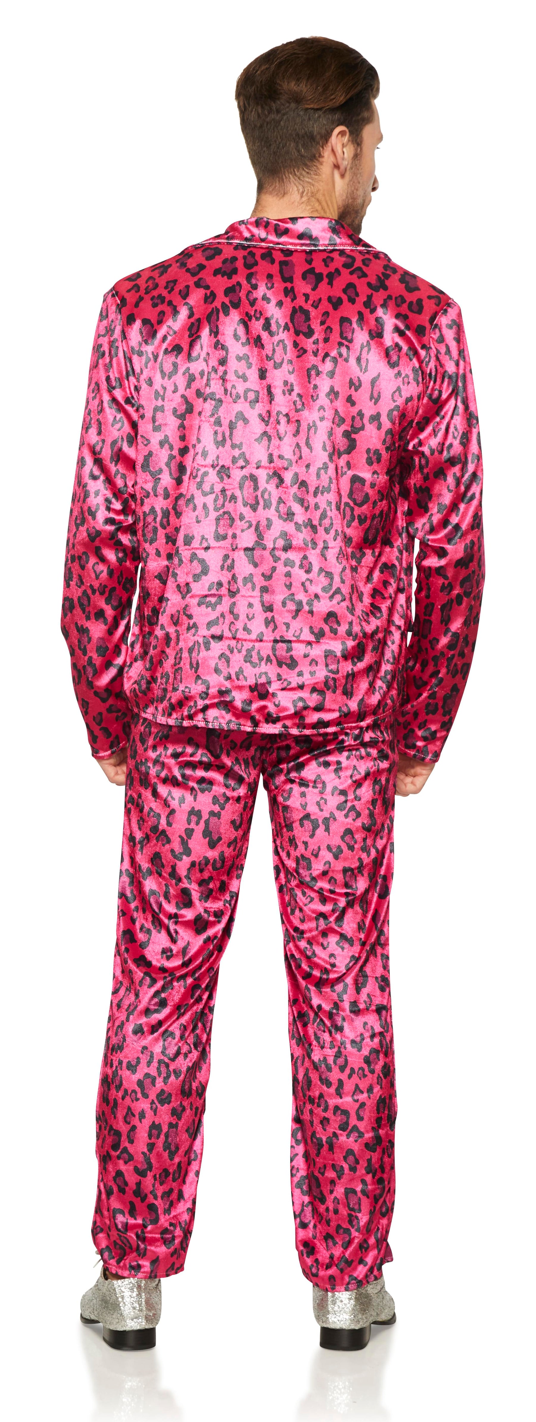 Pink Leopard Rock Star Adult Costume
