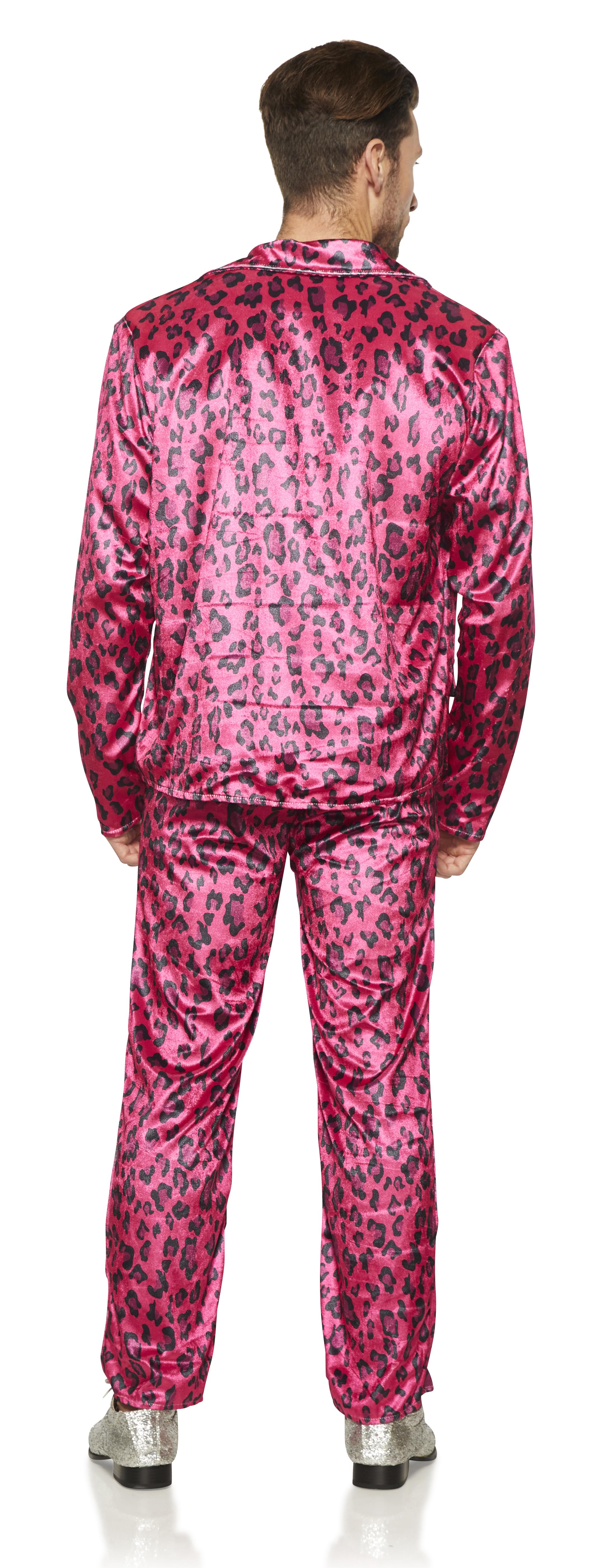 Pink Leopard Rock Star Adult Costume