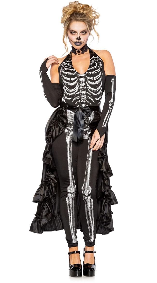 Hustle and Bustle Skeleton Adult Ladies Costume