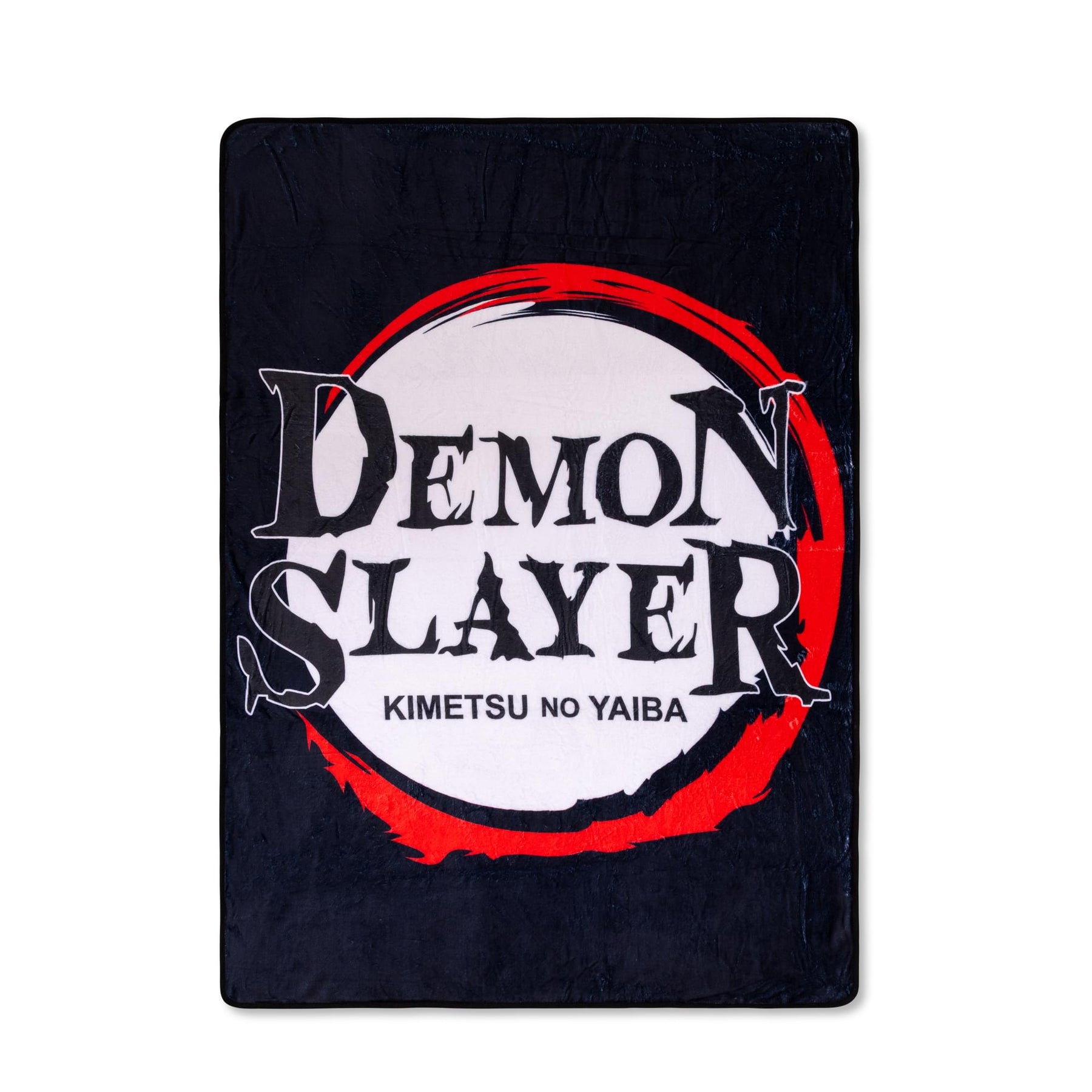 Demon Slayer Logo Lightweight Fleece Throw Blanket | 45 x 60 Inches