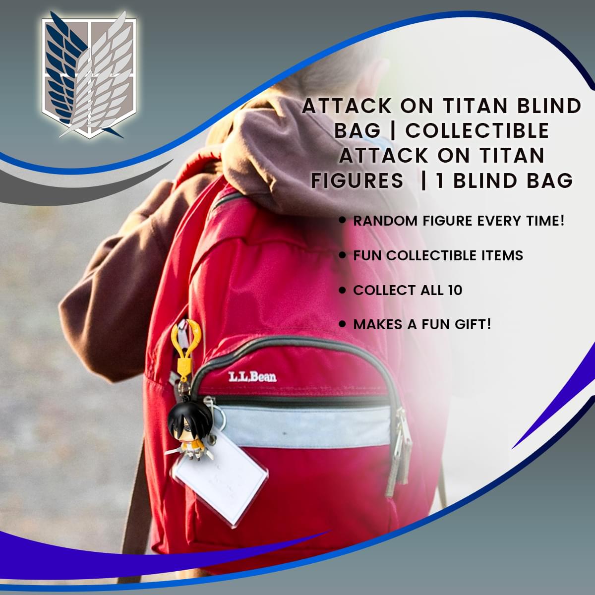 Attack On Titan Blind Bag | Collectible Attack On Titan Figures  | 1 Blind Bag