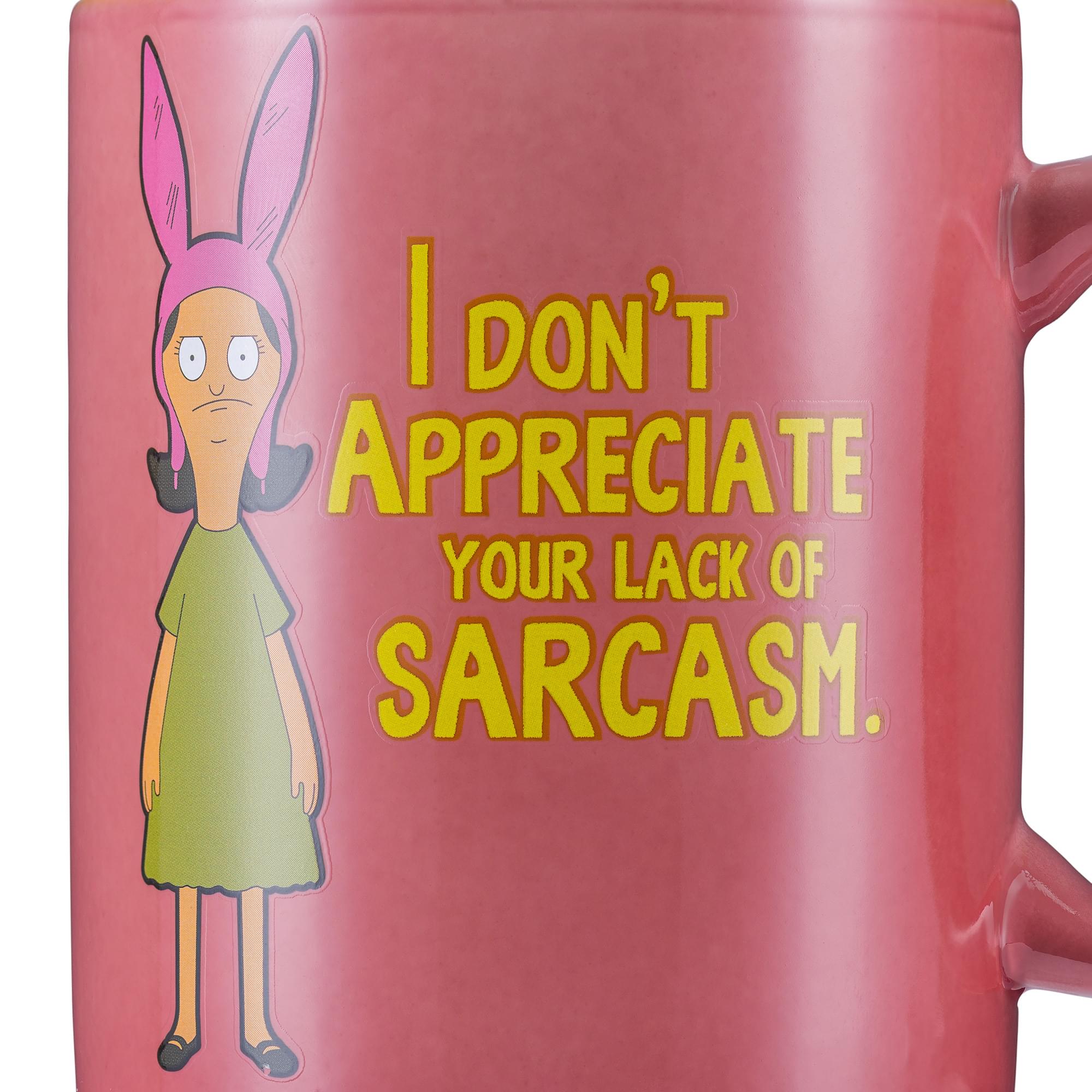 Bob's Burgers Louise Belcher Sarcasm 12oz Coffee Mug