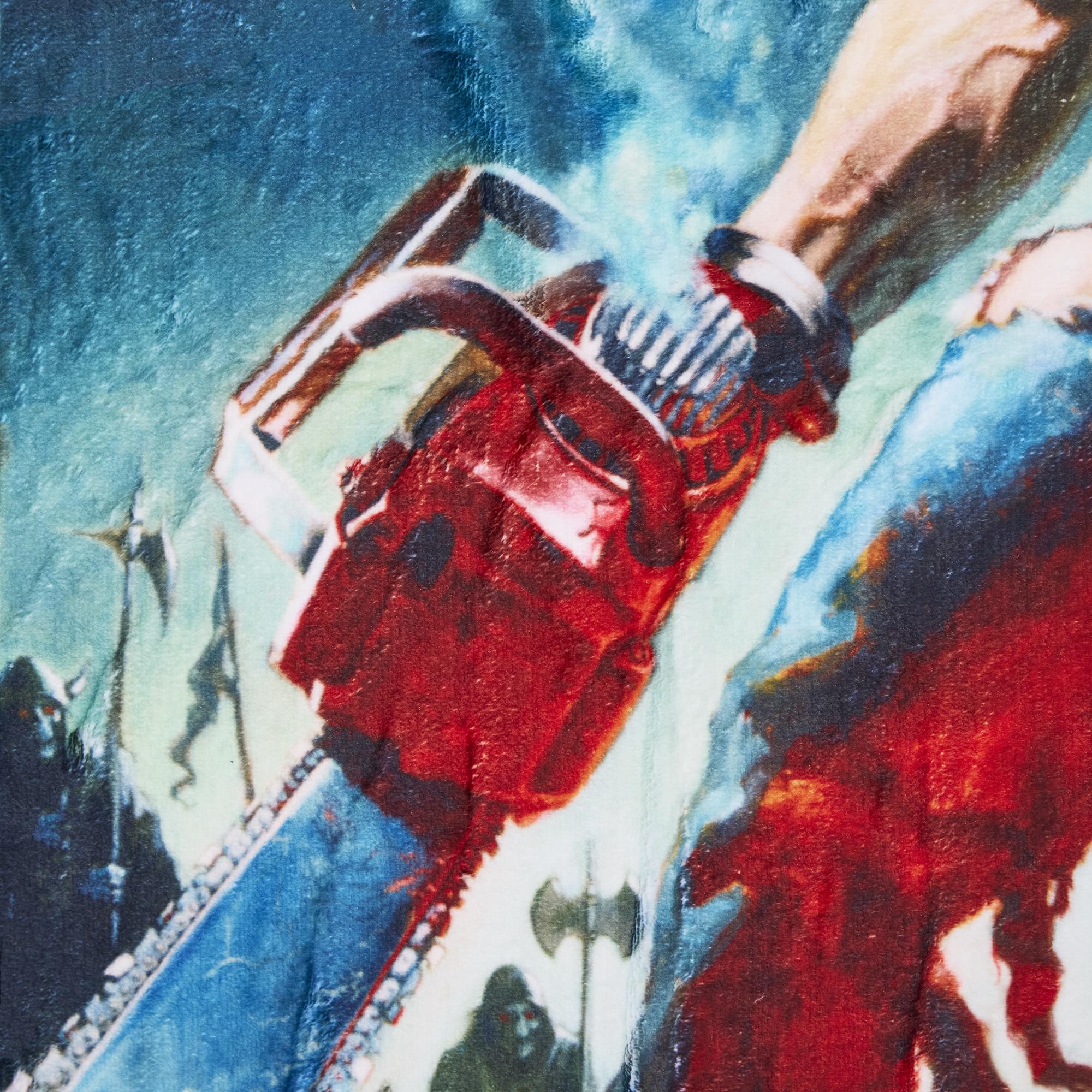 Army Of Darkness Movie Poster Fleece Throw Blanket | 45 x 60 Inches