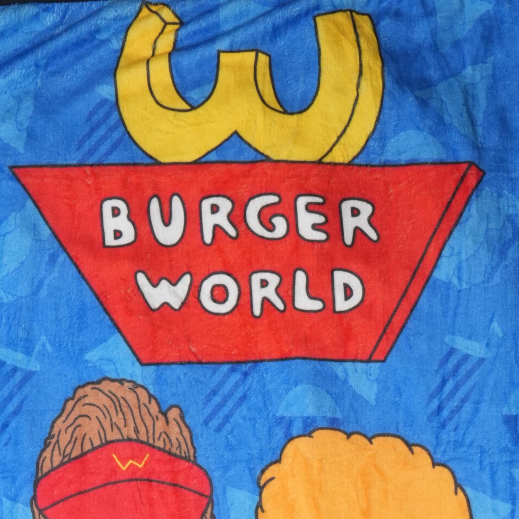 MTV Beavis and Butt-Head "Burger World" Fleece Throw Blanket | 45 x 60 Inches