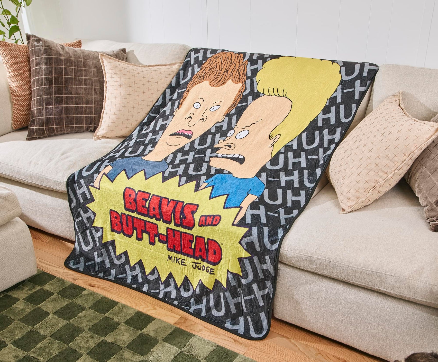 MTV Beavis and Butt-Head Fleece Throw Blanket | 45 x 60 Inches