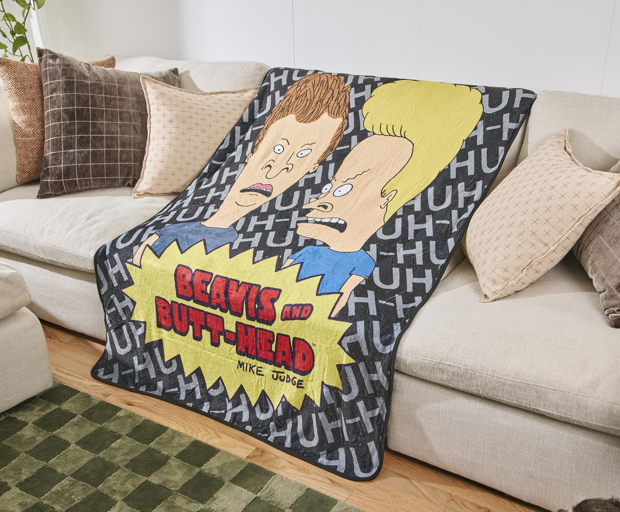 MTV Beavis and Butt-Head Fleece Throw Blanket | 45 x 60 Inches