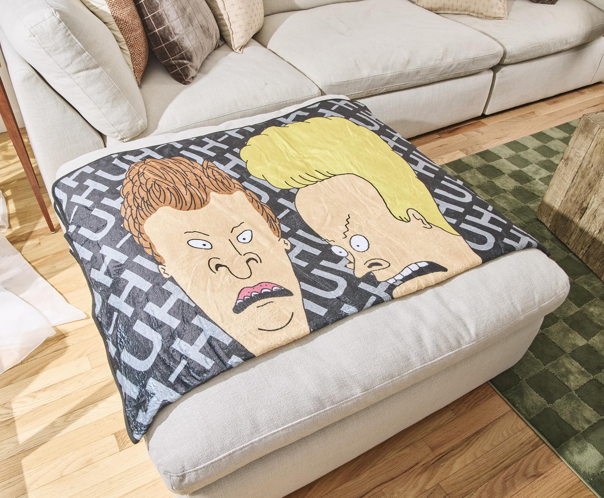 MTV Beavis and Butt-Head Fleece Throw Blanket | 45 x 60 Inches