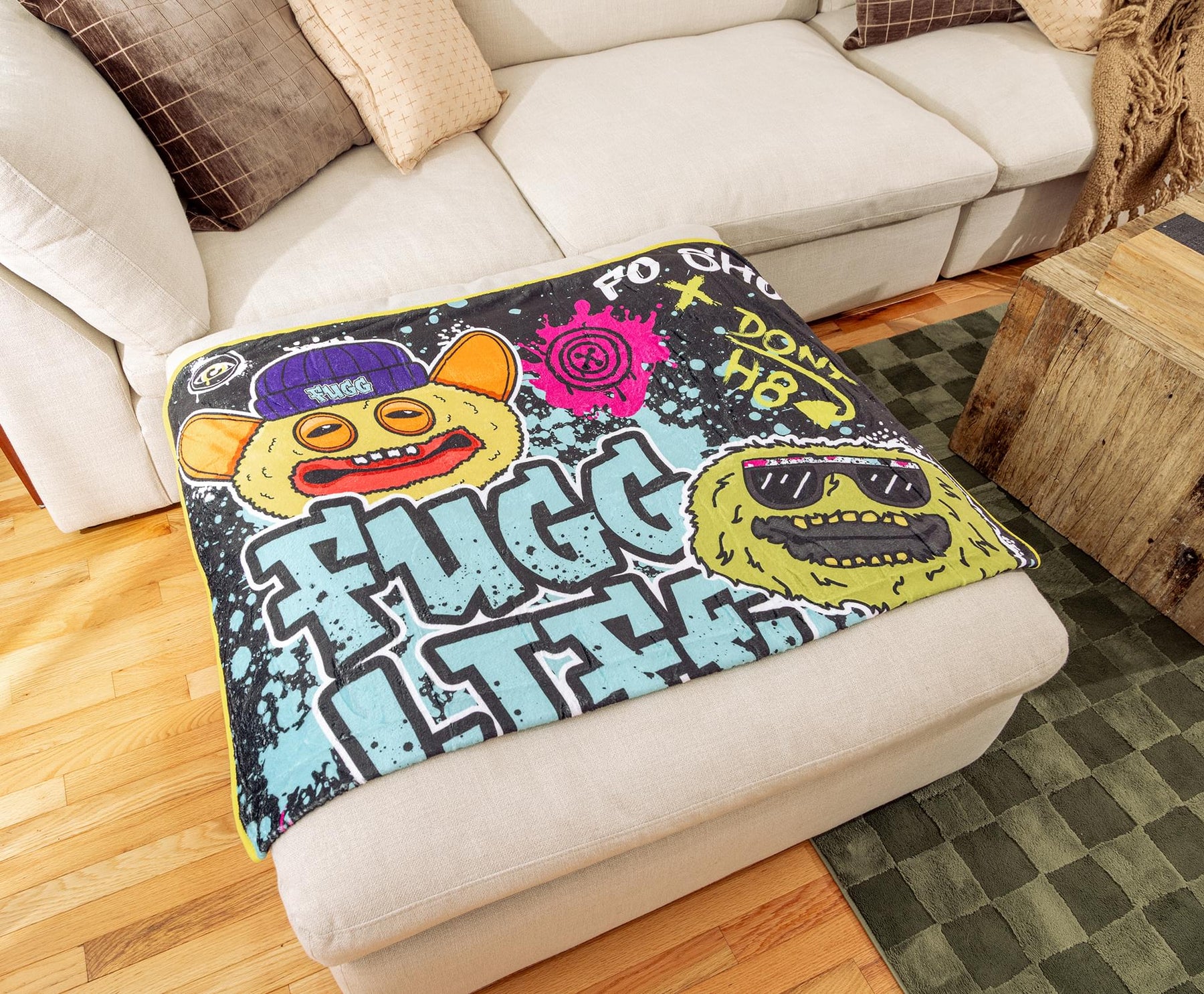Fuggler Fugg Life 45 x 60 Inch Fleece Throw Blanket