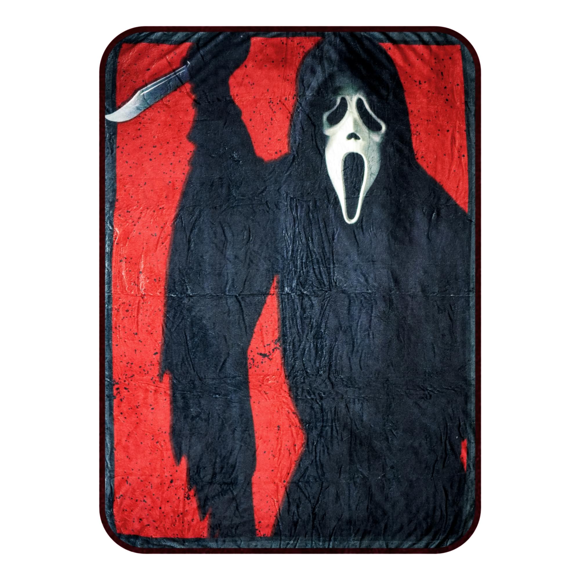 Scream Ghost Face Fleece Throw Blanket | 45 x 60 Inches