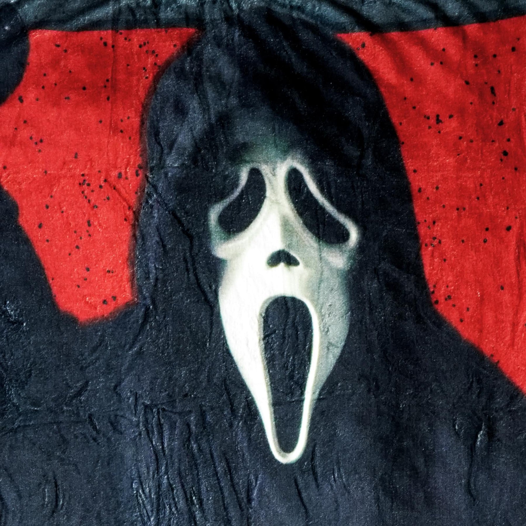 Scream Ghost Face Fleece Throw Blanket | 45 x 60 Inches