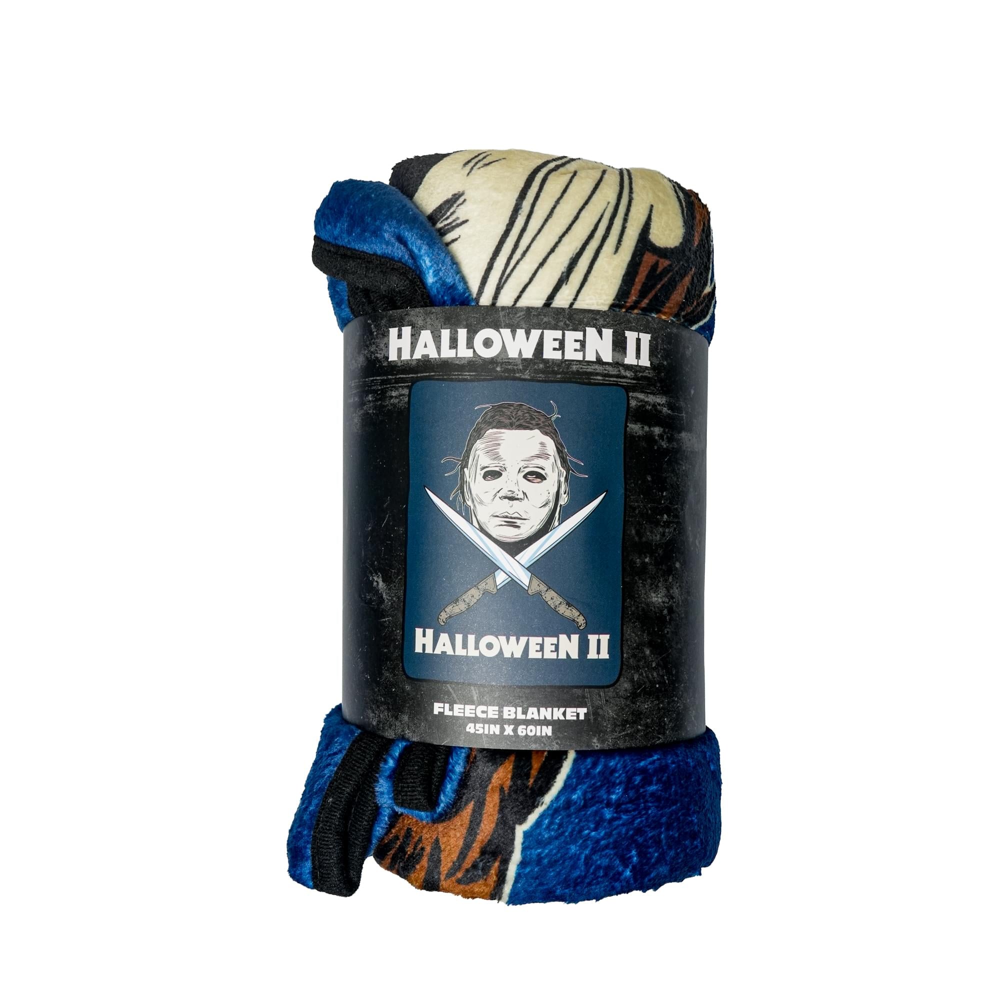 Halloween II Michael Myers Face Fleece Throw Blanket | 45 x 60 Inches