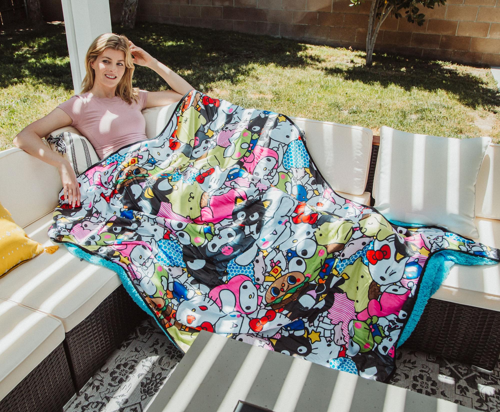 Sanrio Hello Kitty And Friends Fleece Throw Blanket | 54 x 72 Inches