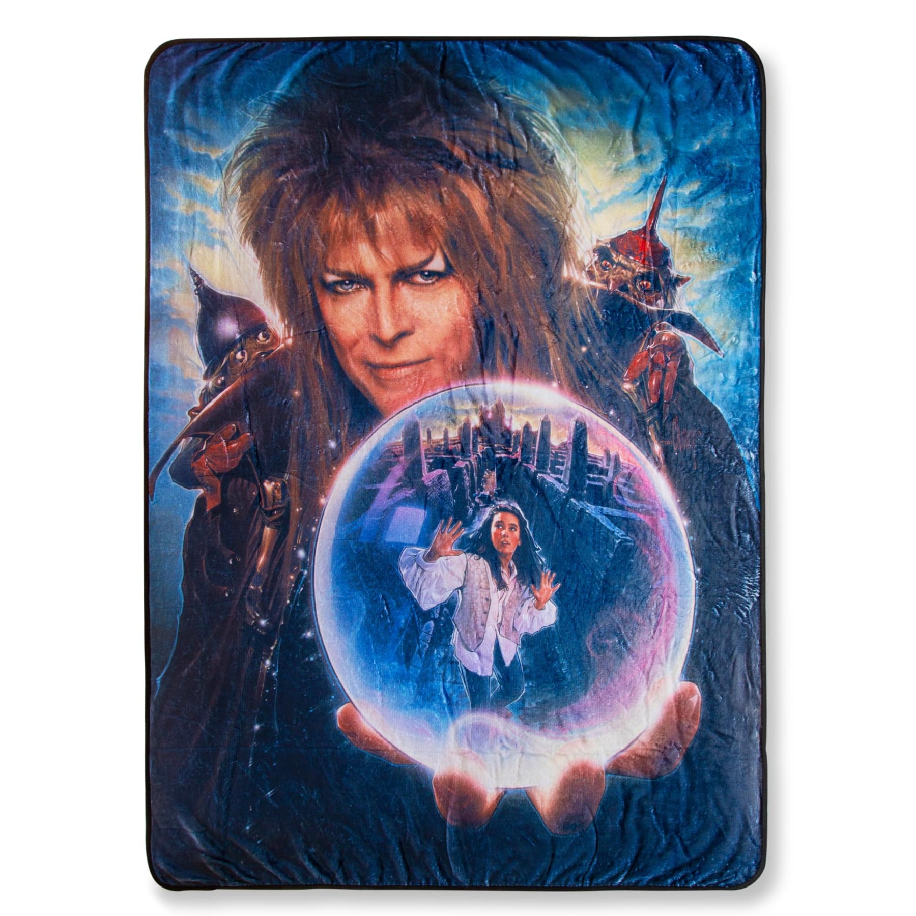 Labyrinth Movie Poster Fleece Throw Blanket | 45 x 60 Inches