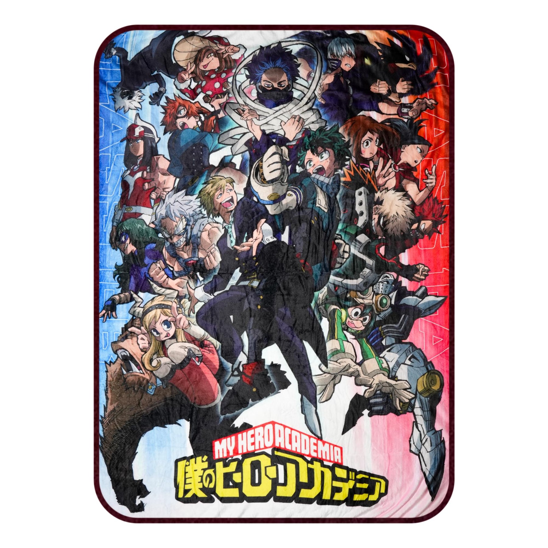 My Hero Academia "Class 1-A Vs. 1-B" Fleece Throw Blanket | 45 x 60 Inches