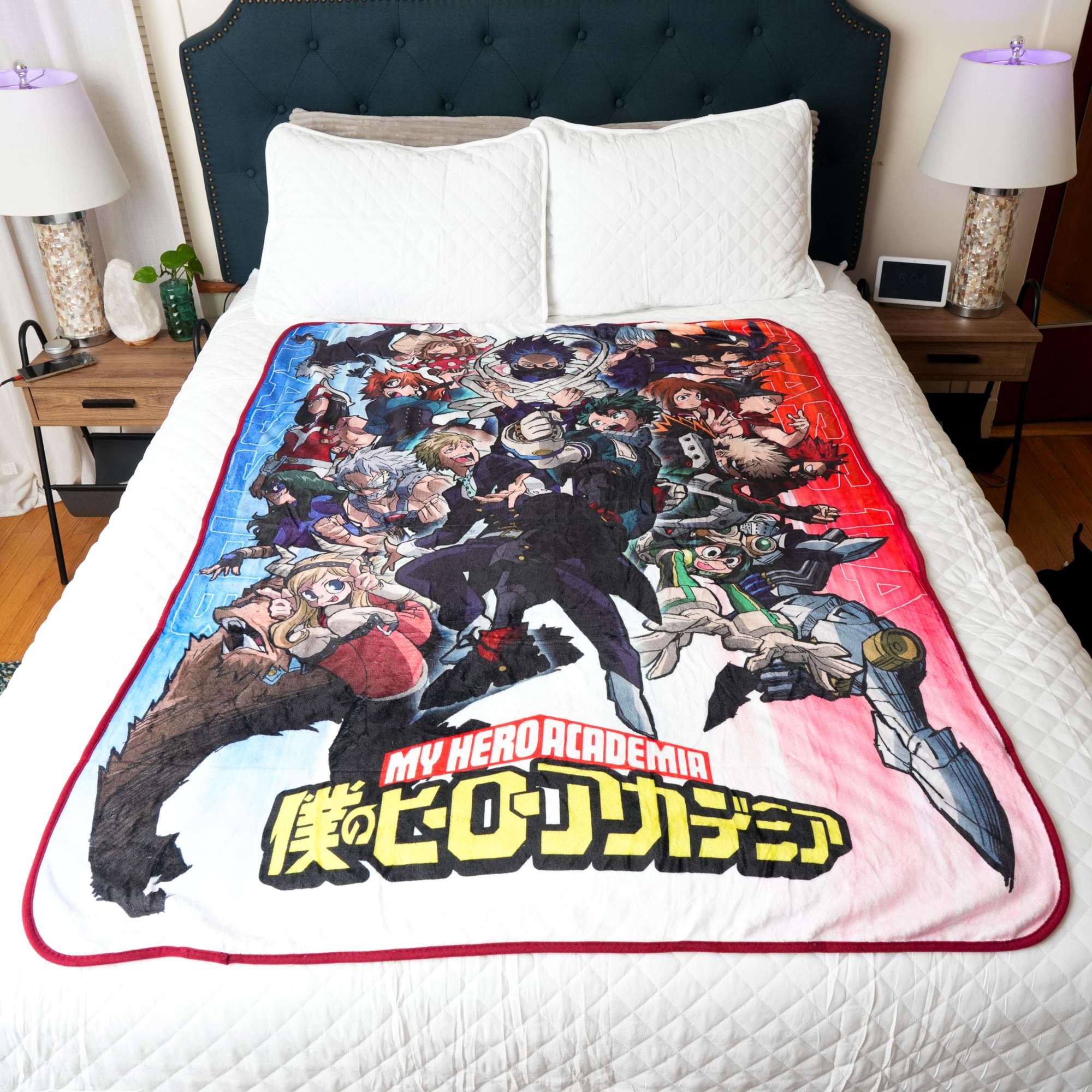 My Hero Academia "Class 1-A Vs. 1-B" Fleece Throw Blanket | 45 x 60 Inches