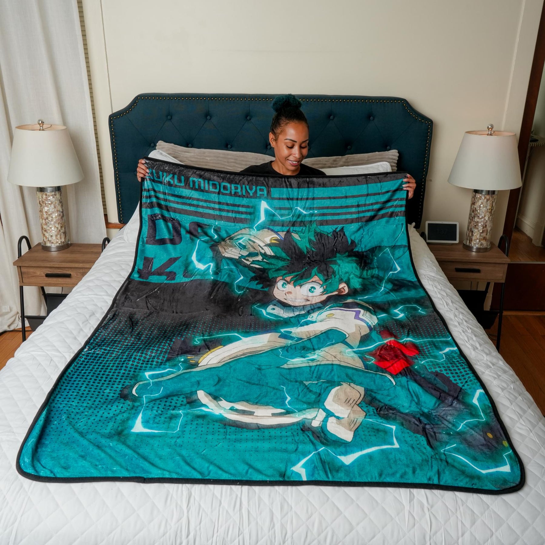 My Hero Academia Izuku Midoriya Fleece Throw Blanket | 45 x 60 Inches