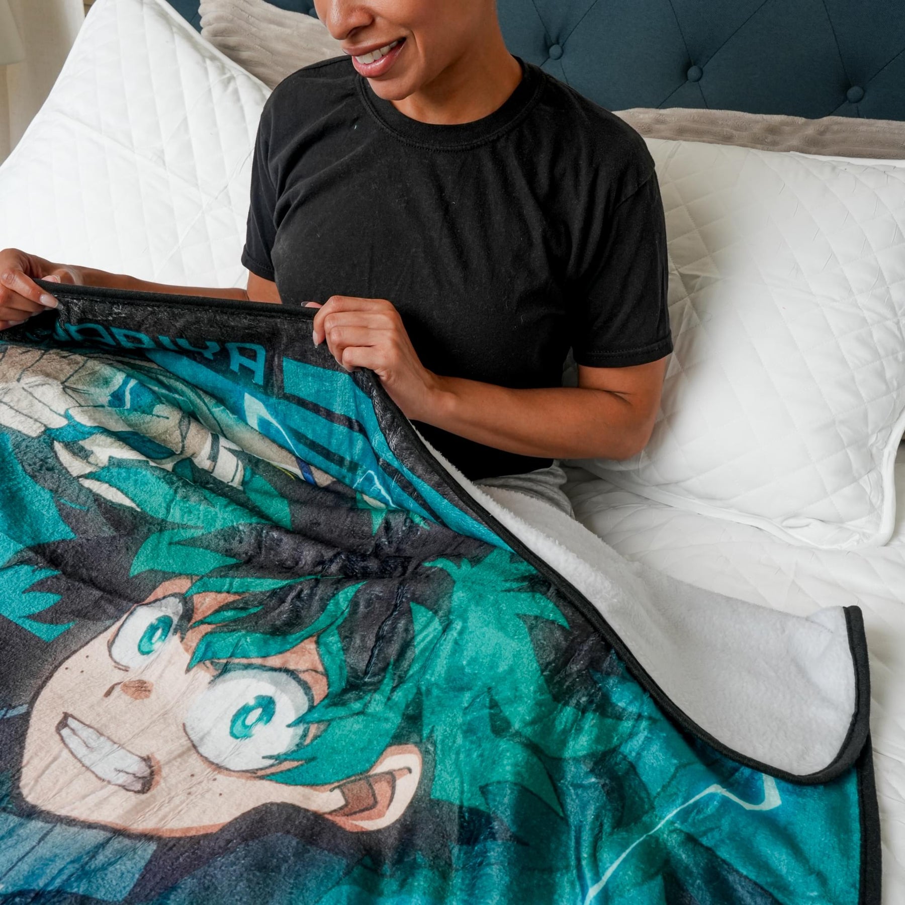 My Hero Academia Izuku Midoriya Fleece Throw Blanket | 45 x 60 Inches