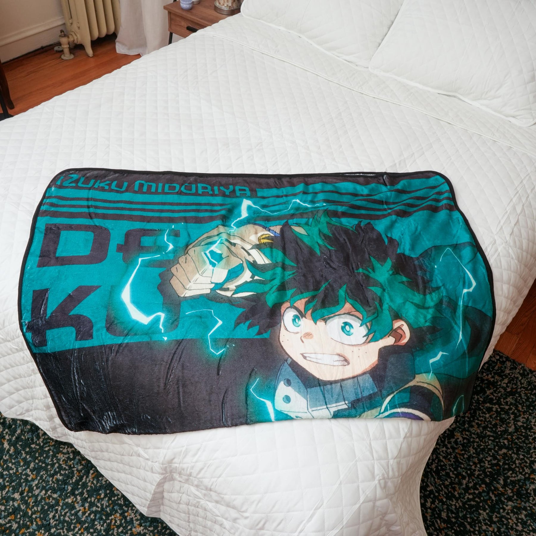 My Hero Academia Izuku Midoriya Fleece Throw Blanket | 45 x 60 Inches