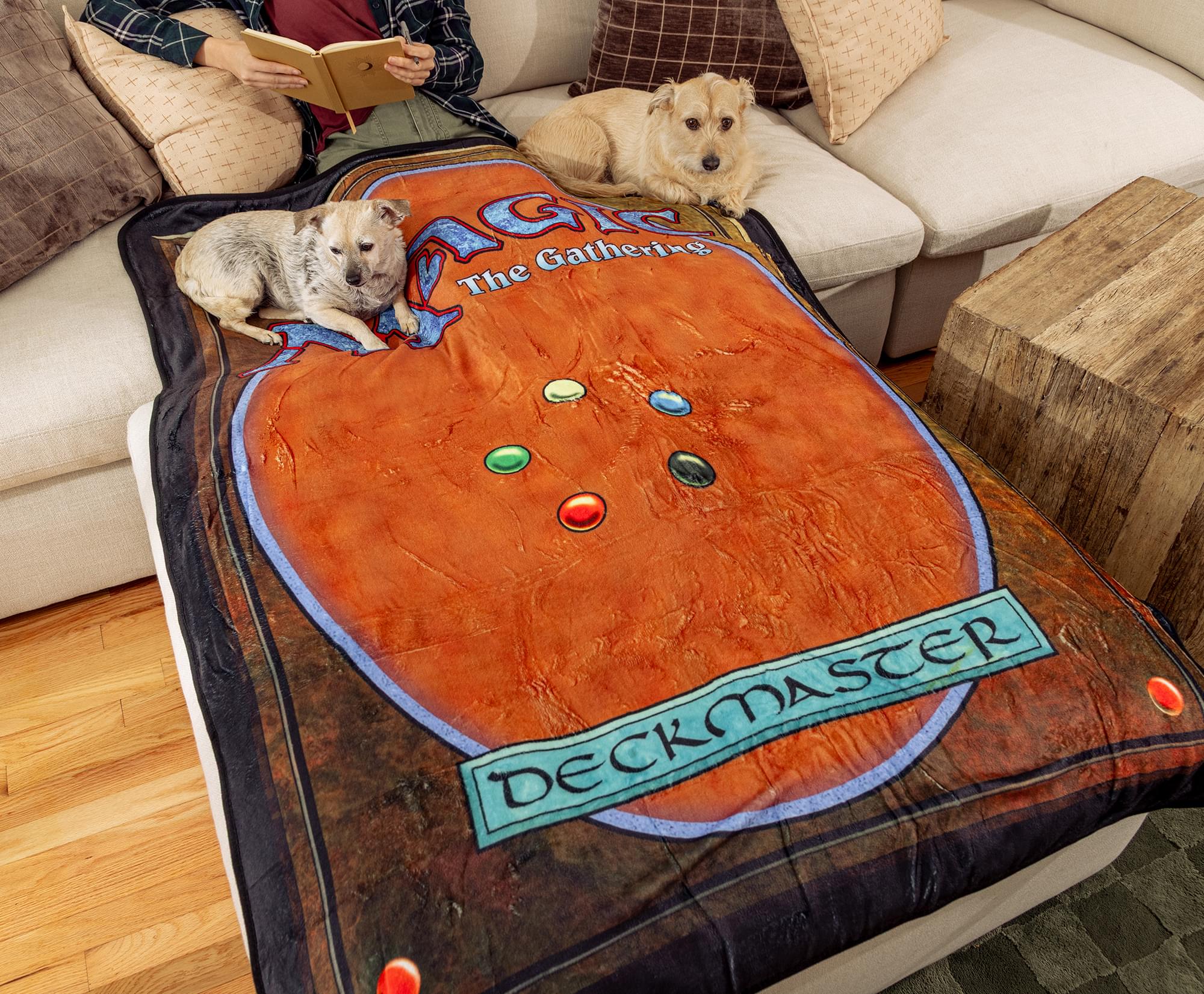 Magic: The Gathering Deckmaster Fleece Throw Blanket | 45 x 60 Inches