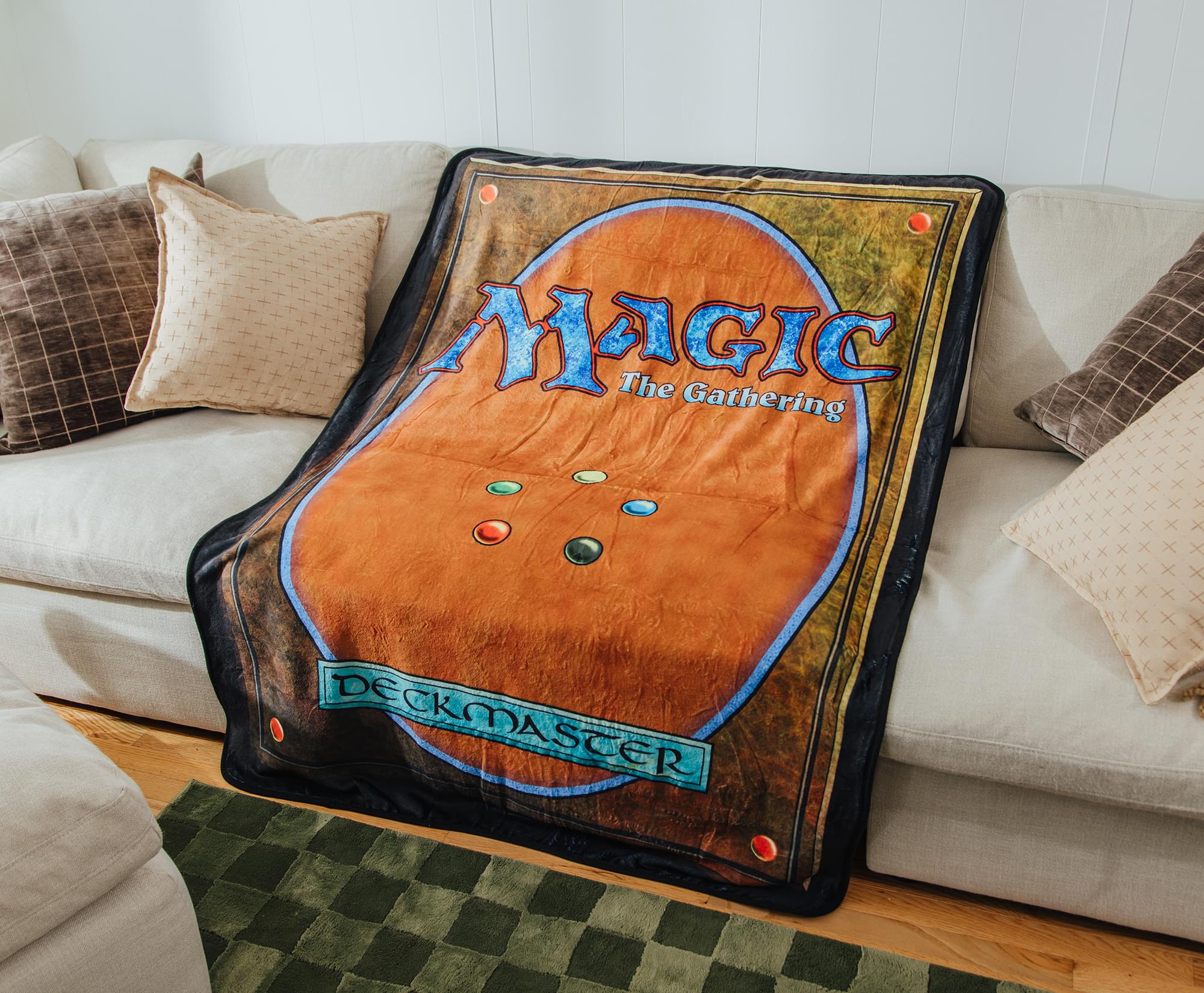 Magic: The Gathering Deckmaster Fleece Throw Blanket | 45 x 60 Inches