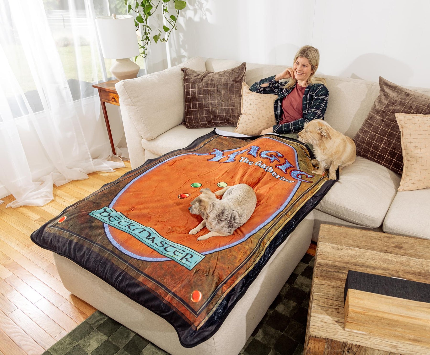 Magic: The Gathering Deckmaster Fleece Throw Blanket | 45 x 60 Inches