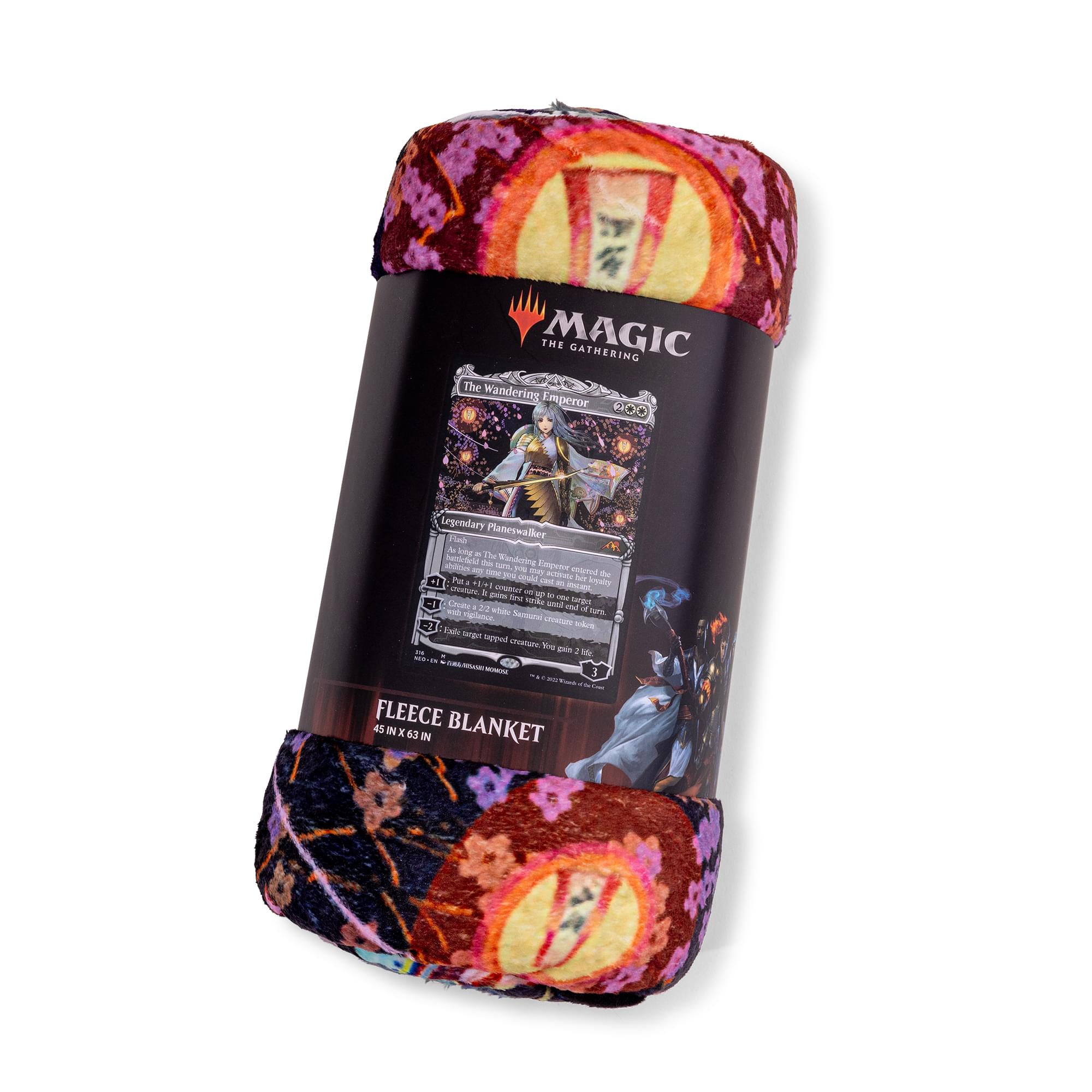 Magic: The Gathering The Wandering Emperor Fleece Throw Blanket | 45 x 60 Inches