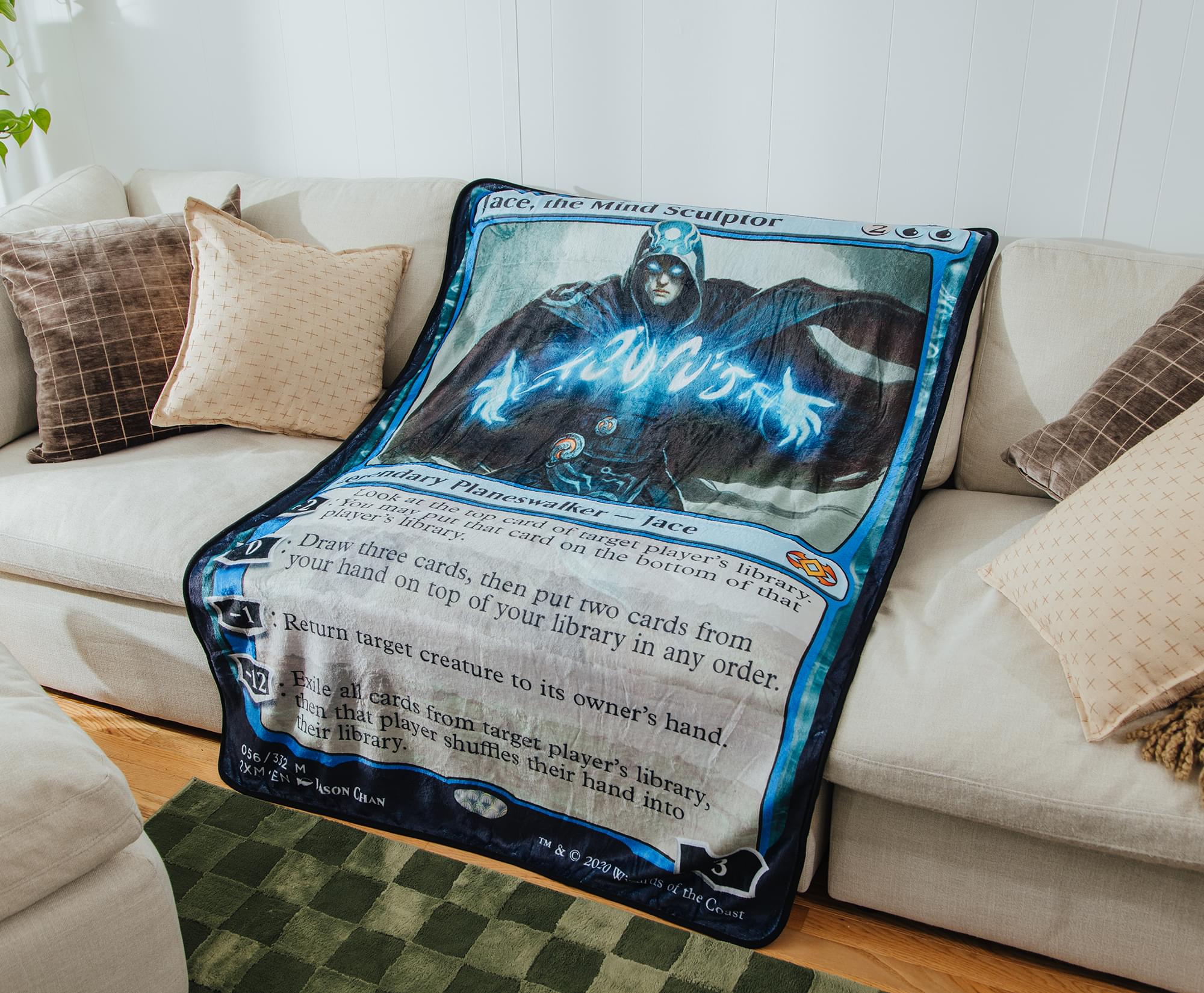 Magic: The Gathering Jace, The Mind Sculptor Throw Blanket | 45 x 60 Inches