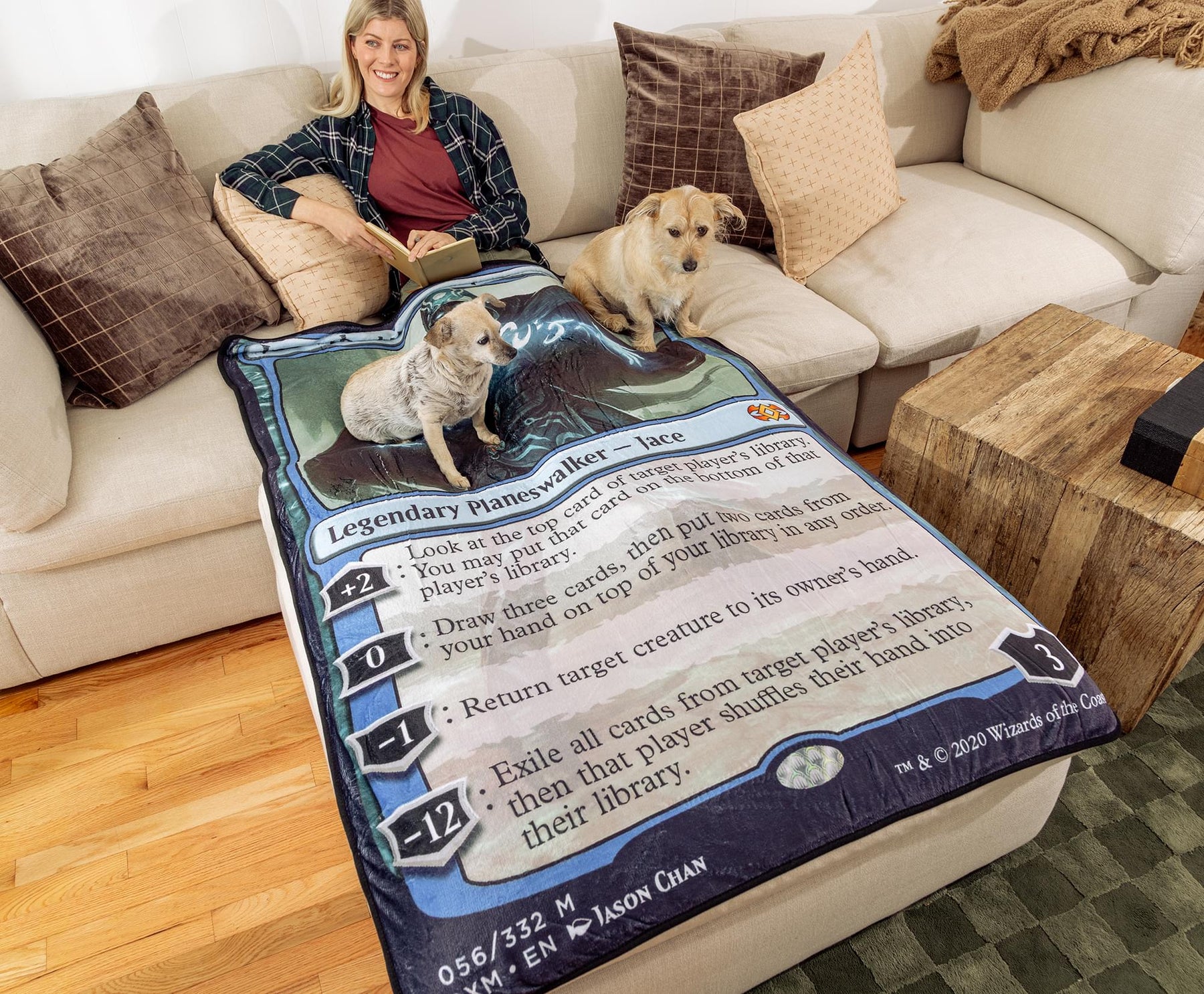 Magic: The Gathering Jace, The Mind Sculptor Throw Blanket | 45 x 60 Inches