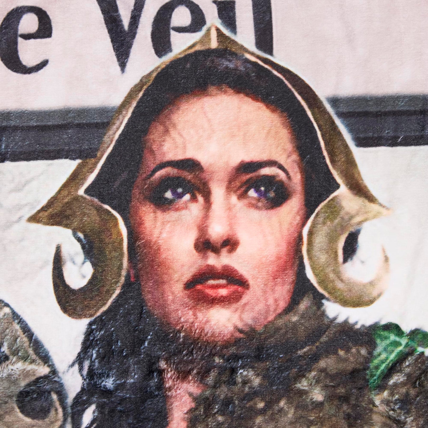 Magic: The Gathering Liliana Of Veil Card Fleece Throw Blanket | 45 x 60 Inches
